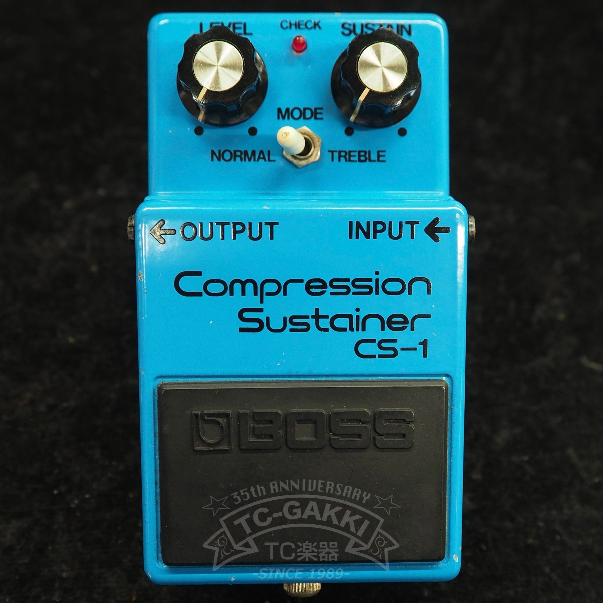CS - 1 Compression Sustainer (Silver Screw/JAPAN) - TC楽器 - TCGAKKI