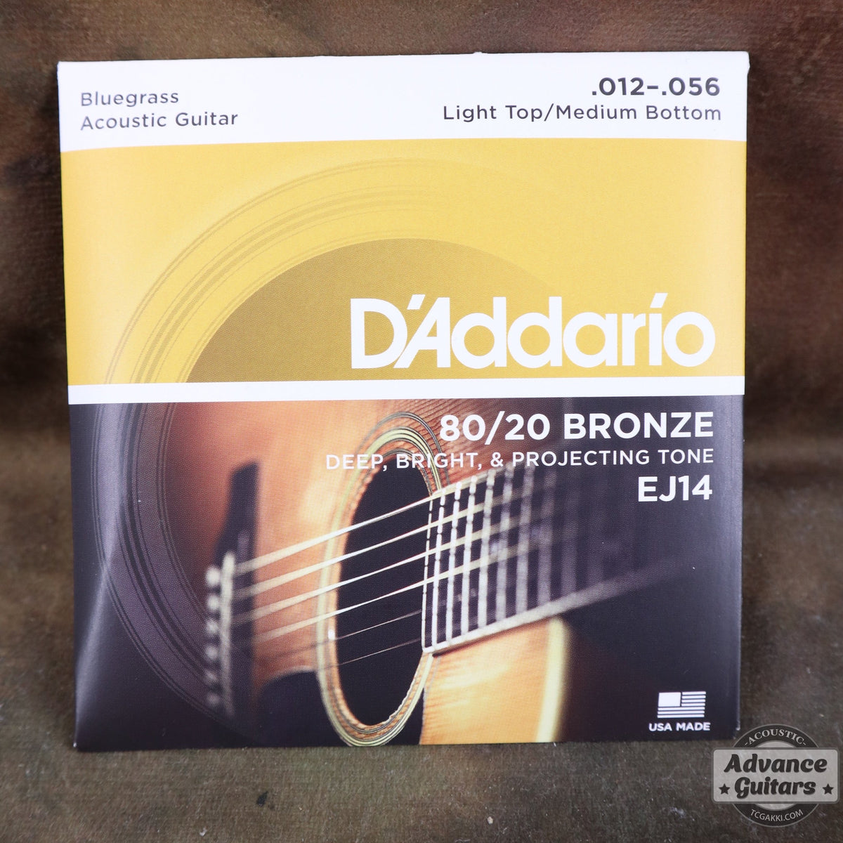 D'Addario / 80/20 Bronze Light Top/Medium Bottom EJ14 - TC楽器 - TCGAKKI