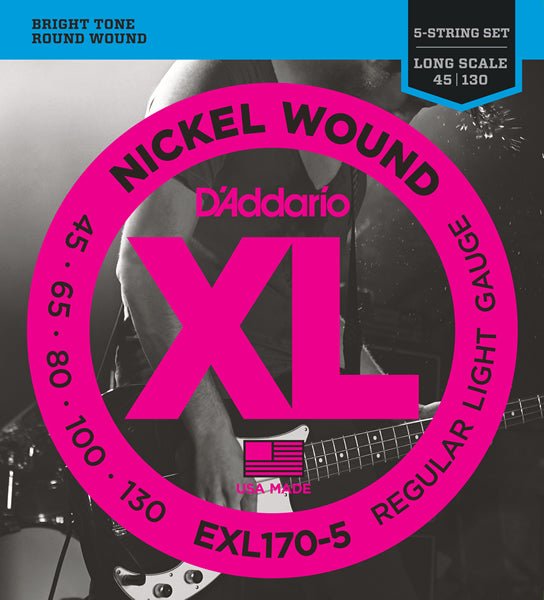 D'Addario XL NICKEL 5 - Strings - TC楽器 - TCGAKKI
