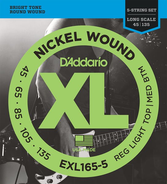 D'Addario XL NICKEL 5 - Strings - TC楽器 - TCGAKKI