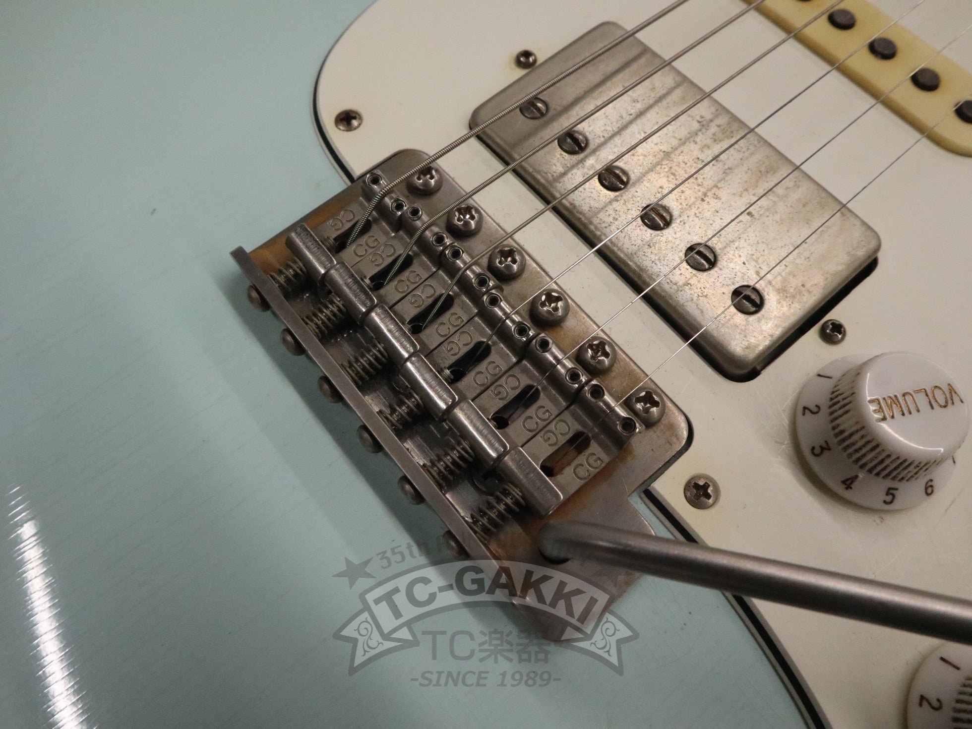 TMG Guitar Dover HSS Sonic Blue