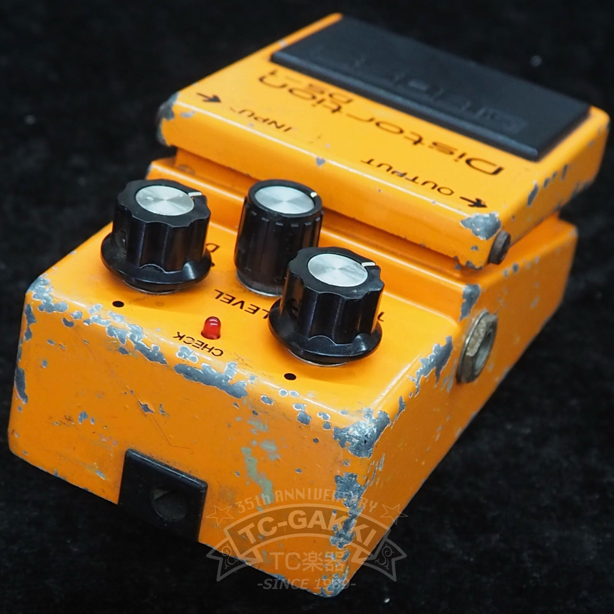 ギター Boss DS-1 Distortion Japan 658300 BOSS DS-1 Distortion 1985 W/Box Vintage Guitar Pedal Made in