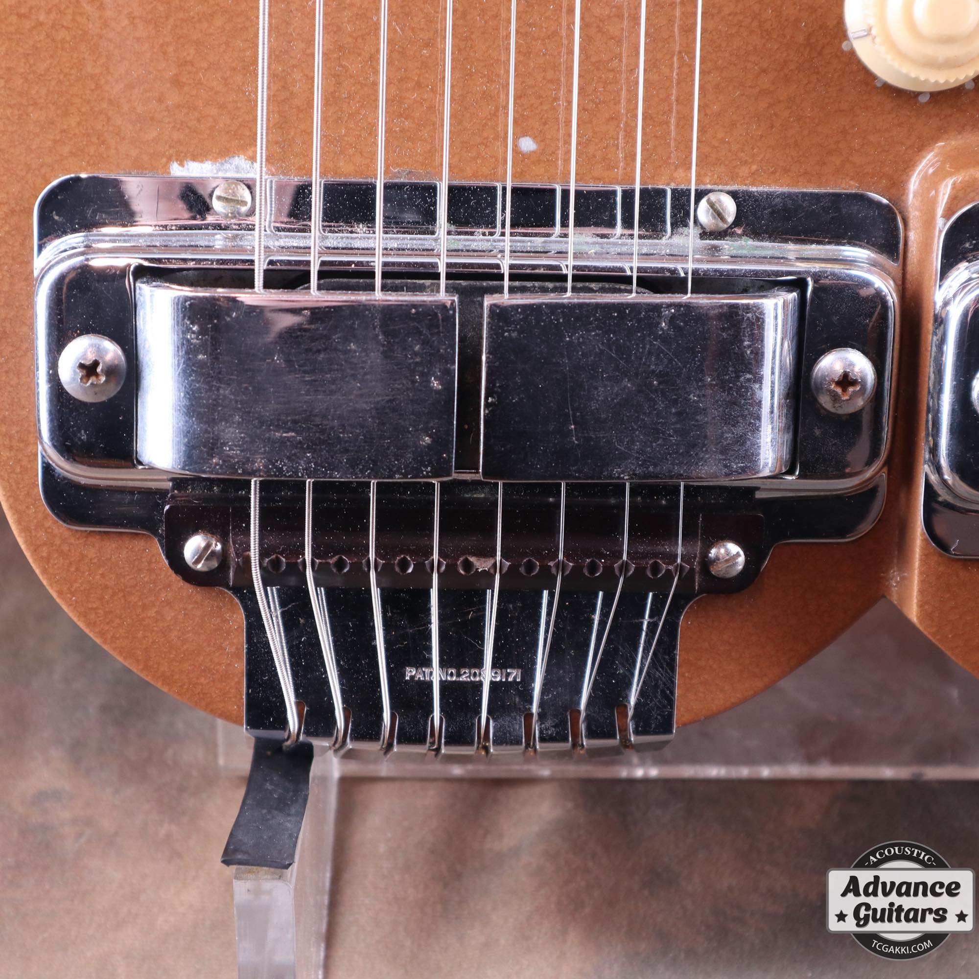 Early 1950s Double Neck Lap Steel 8 - string - TC楽器 - TCGAKKI