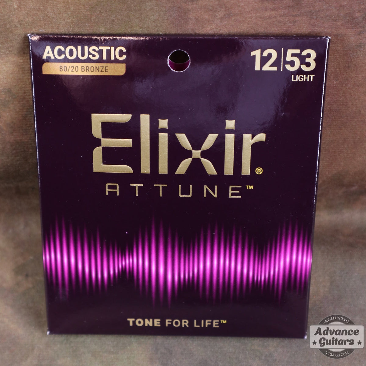 Elixir / ATTUNE 80/20 Bronze Light 23052 - TC楽器 - TCGAKKI