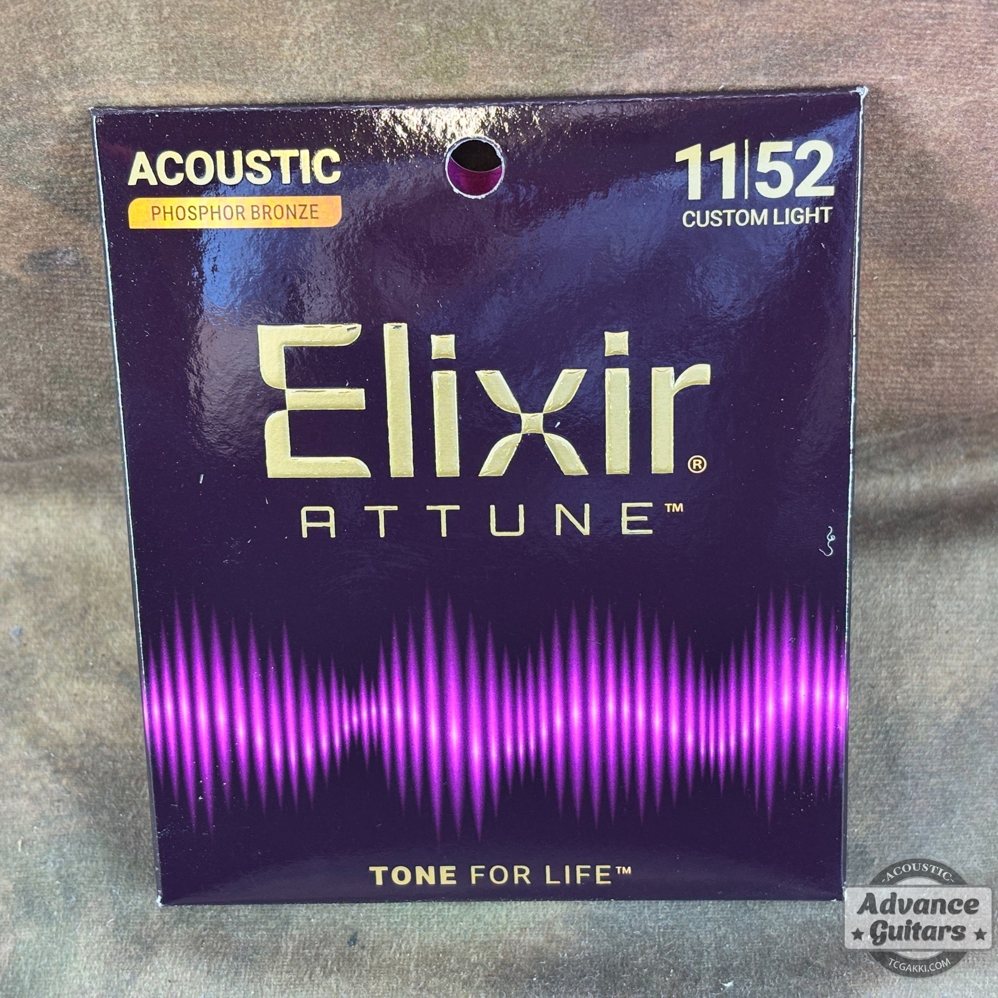 Elixir / ATTUNE Phosphor Bronze Custom Light 21027 - TC楽器 - TCGAKKI