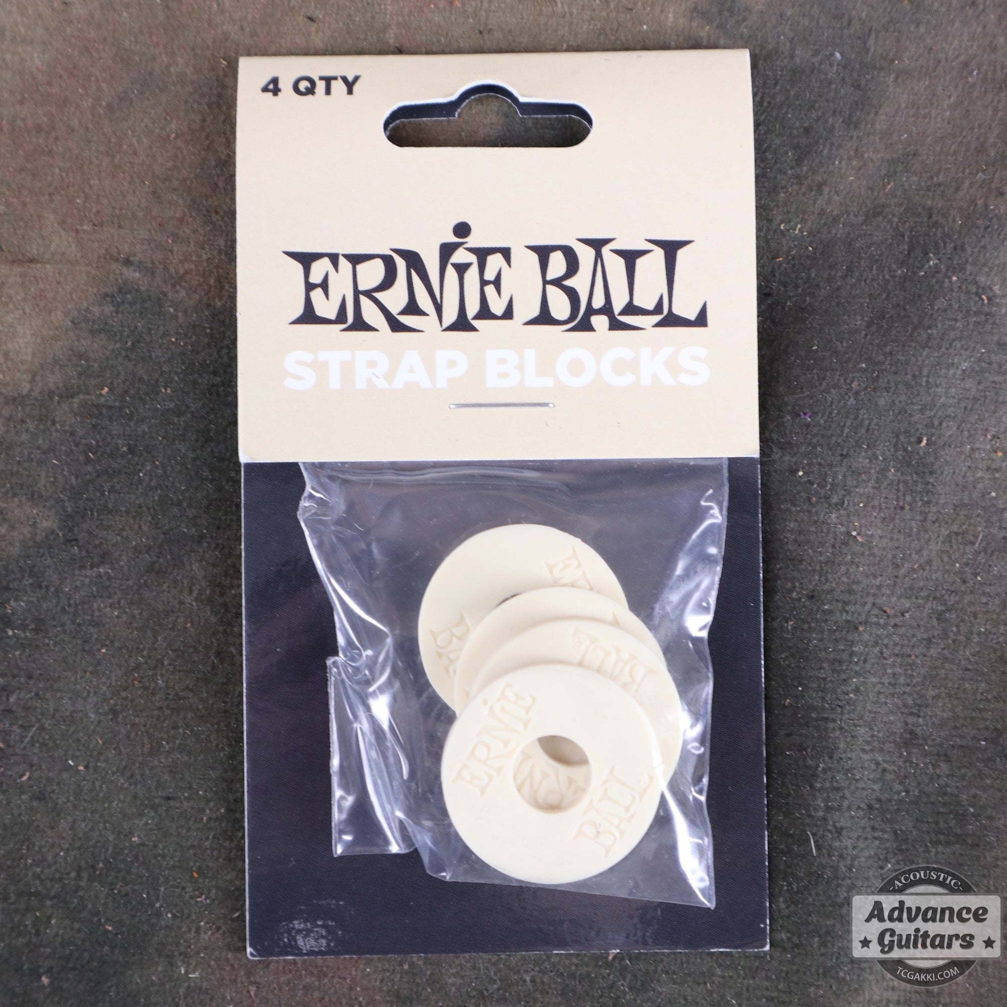 ERNiE BALL / STRAP BLOCK4P CREAM(5624) - TC楽器 - TCGAKKI