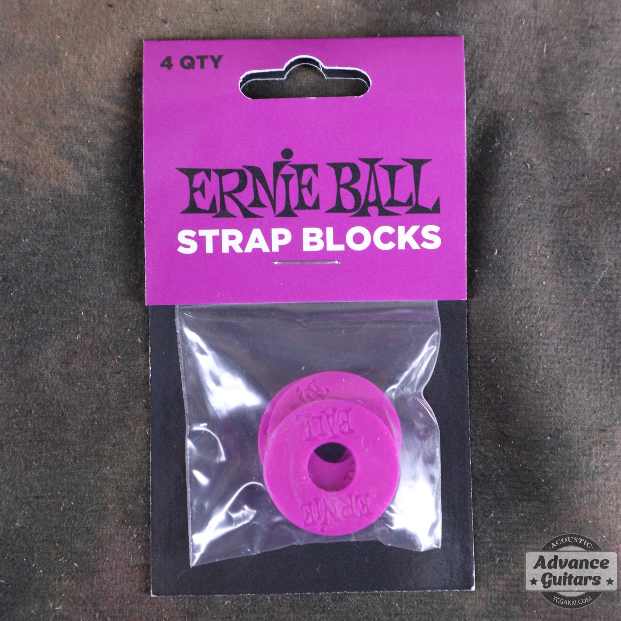 ERNiE BALL / STRAP BLOCK4P PURPLE(5618) - TC楽器 - TCGAKKI
