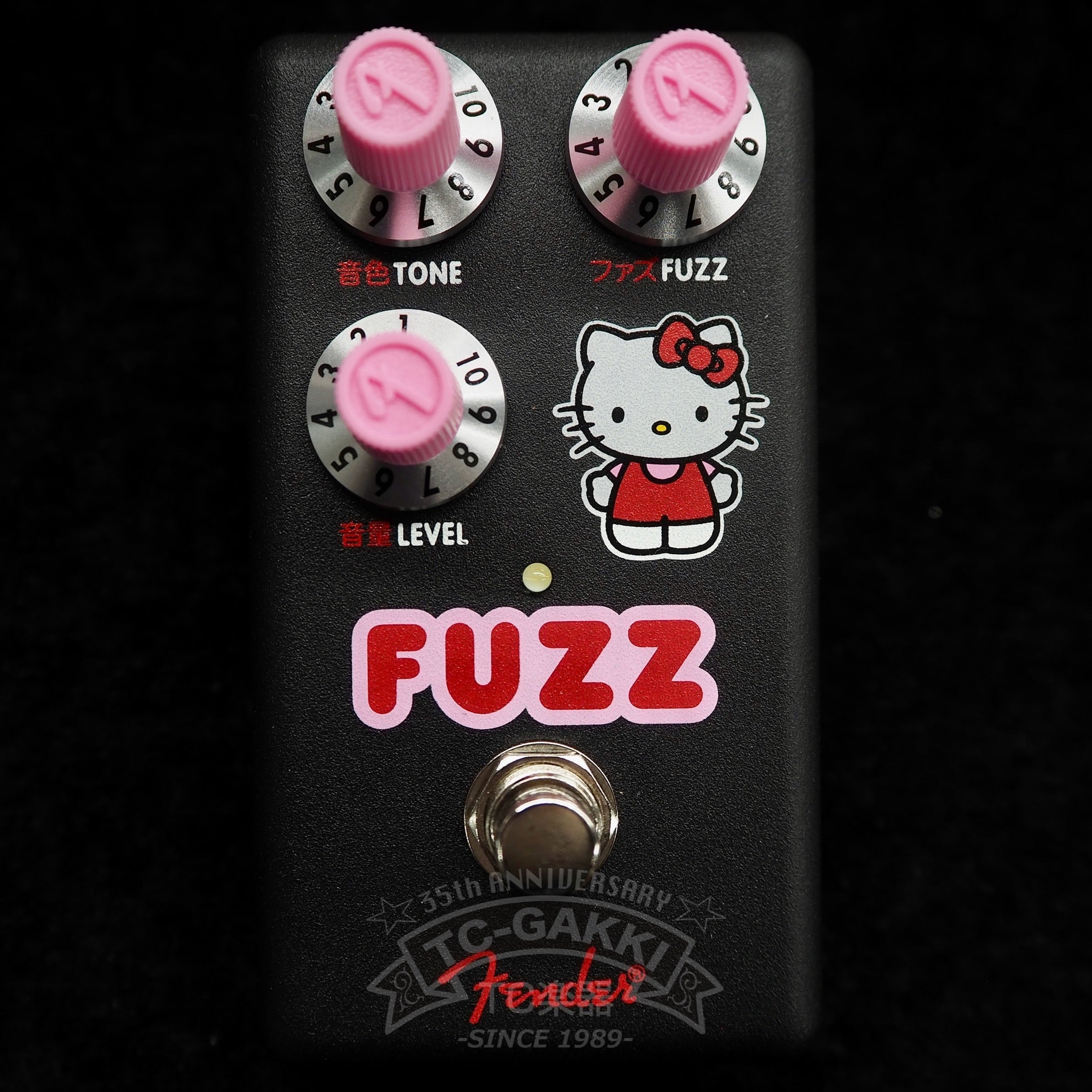 Fender Hello Kitty Fuzz Pedal Black - TC楽器 - TCGAKKI
