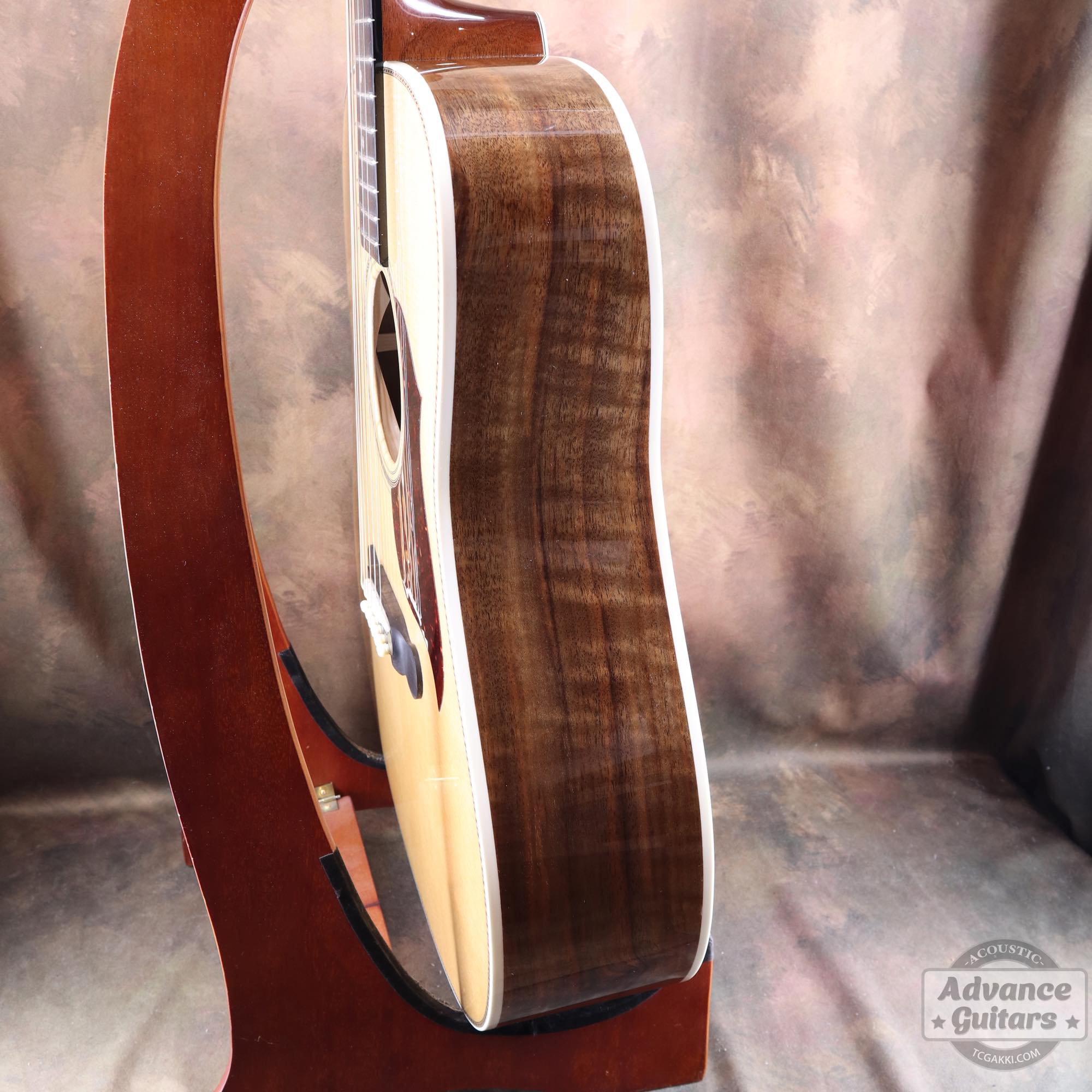 Flame Claro Walnut Dreadnought Advance Guitars Signature Model - TC楽器 - TCGAKKI