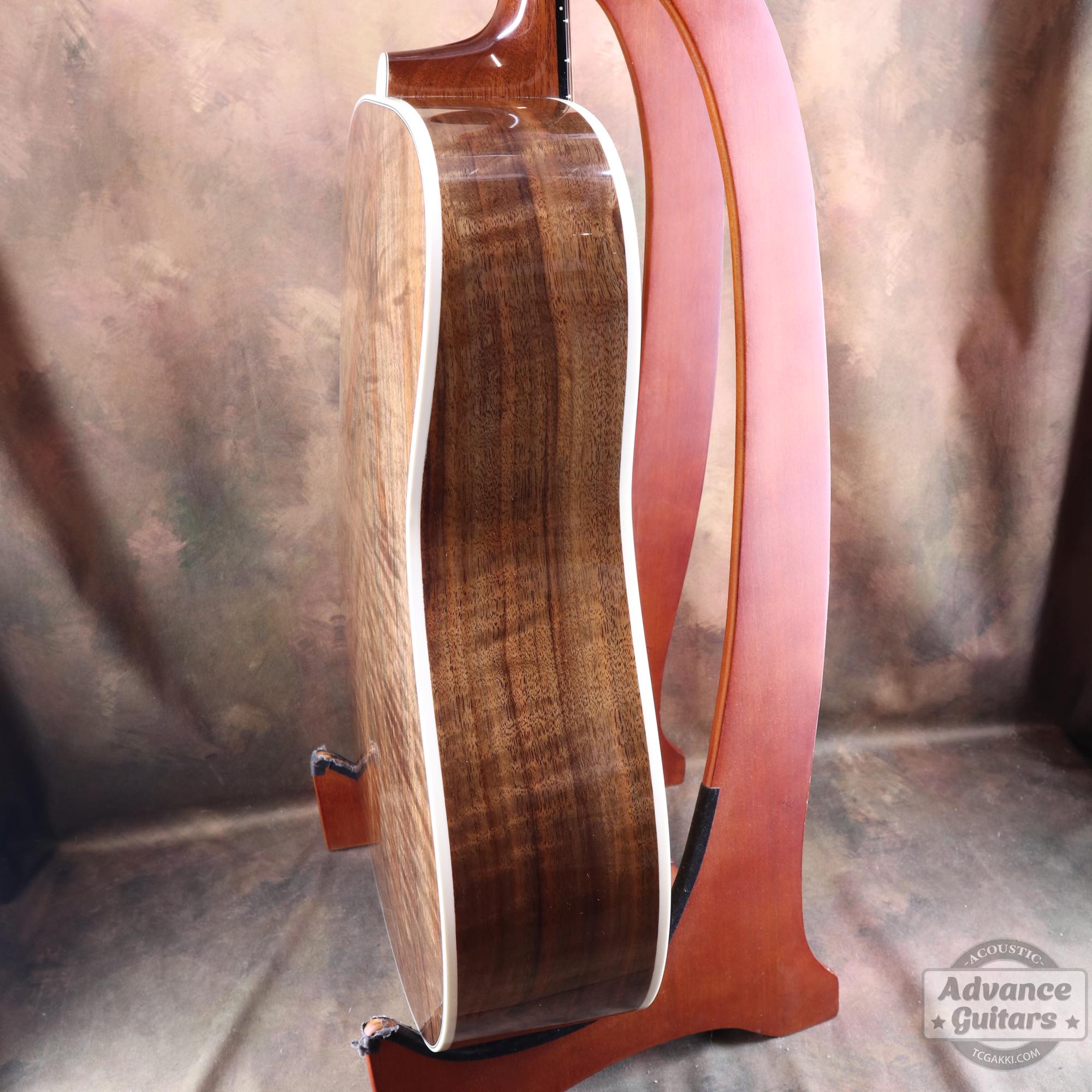 Flame Claro Walnut Dreadnought Advance Guitars Signature Model - TC楽器 - TCGAKKI