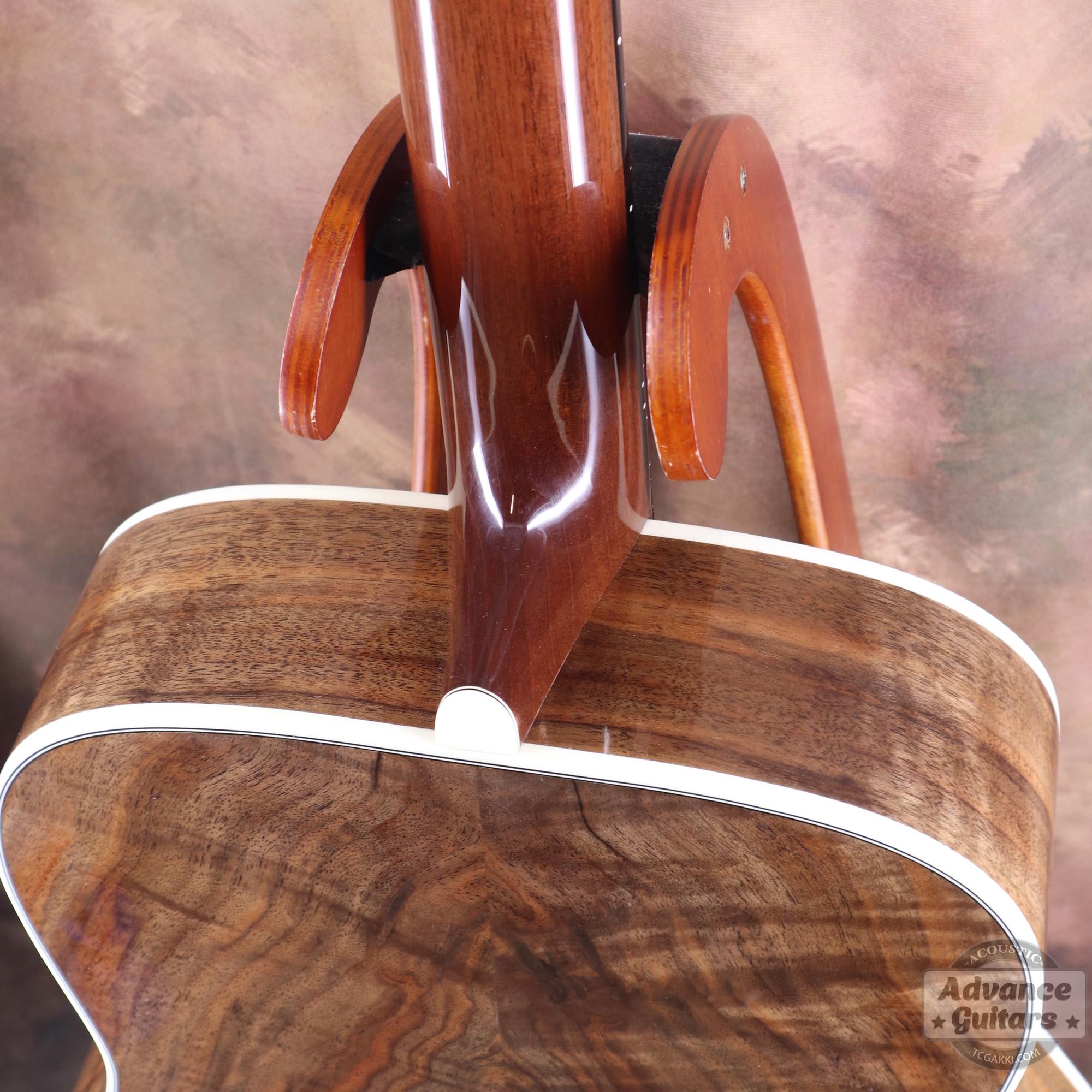 Flame Claro Walnut Dreadnought Advance Guitars Signature Model - TC楽器 - TCGAKKI