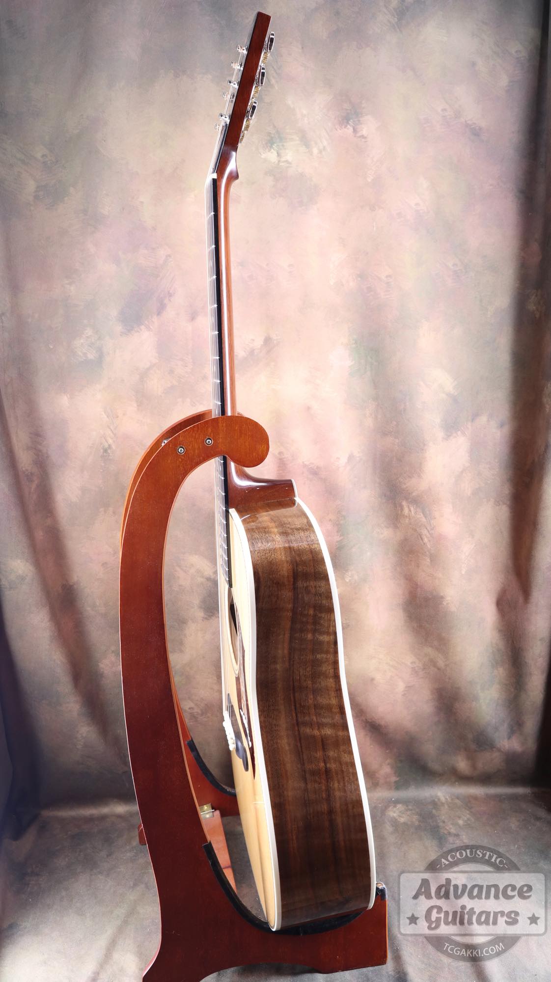 Flame Claro Walnut Dreadnought Advance Guitars Signature Model - TC楽器 - TCGAKKI
