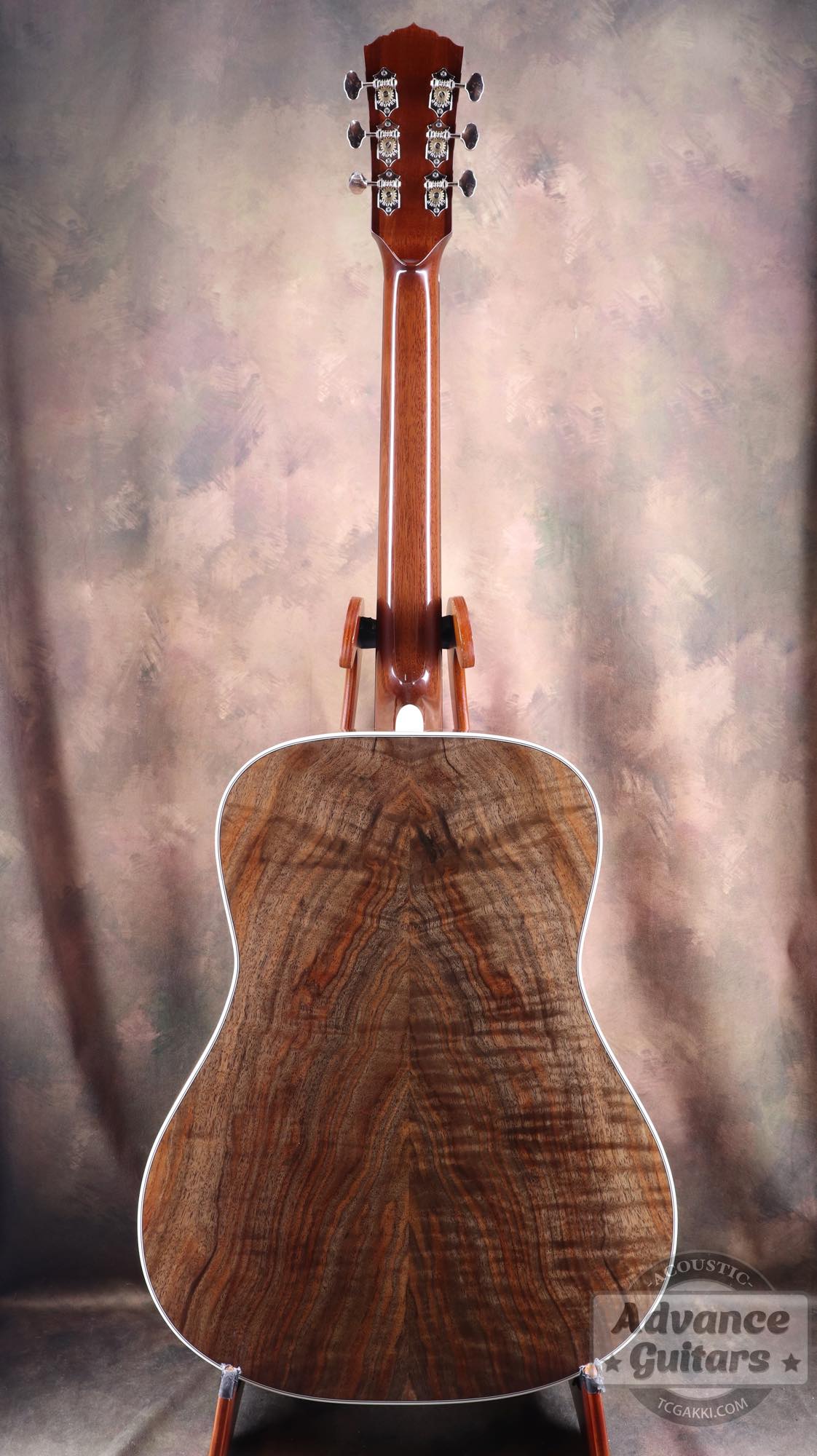 Flame Claro Walnut Dreadnought Advance Guitars Signature Model - TC楽器 - TCGAKKI