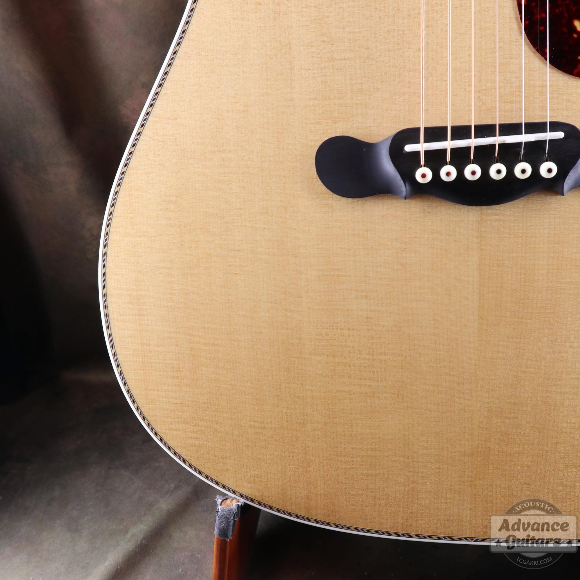 Flame Claro Walnut Dreadnought Advance Guitars Signature Model - TC楽器 - TCGAKKI