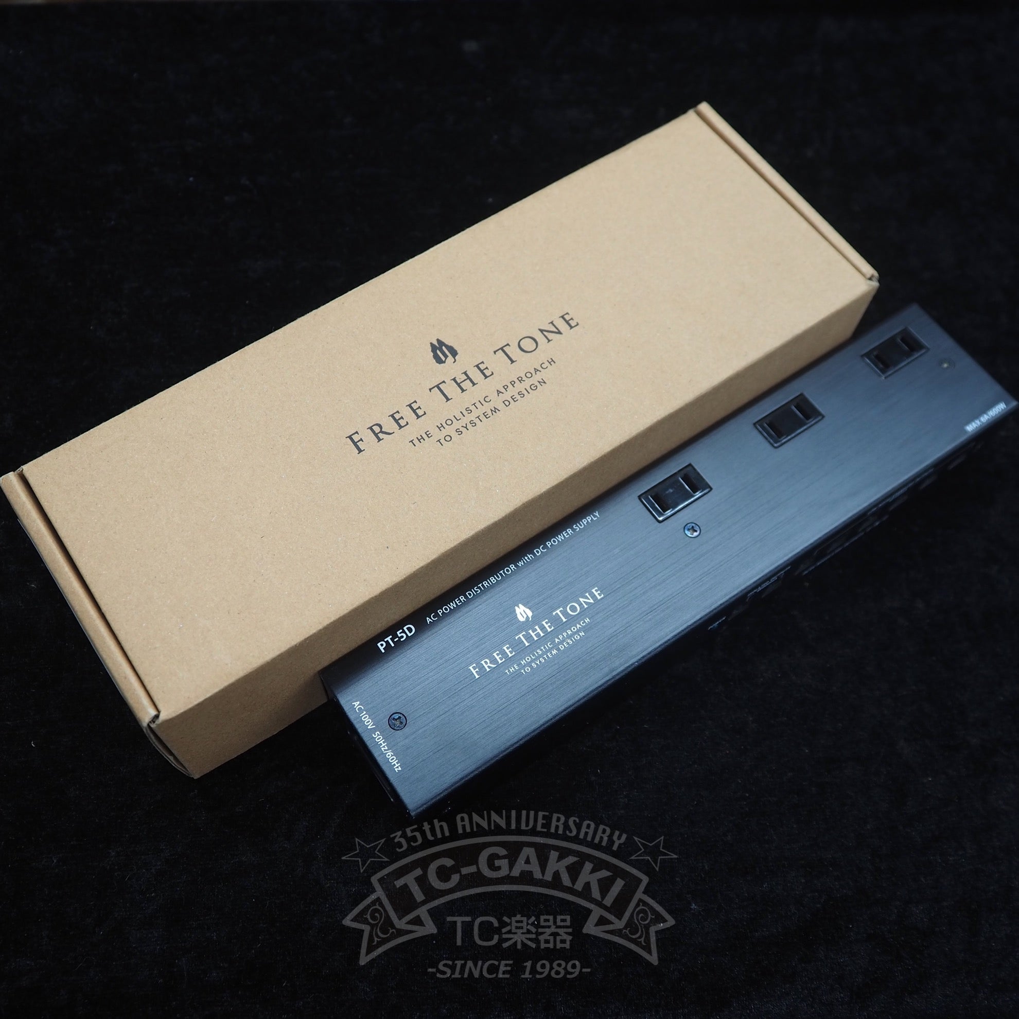 Free The Tone PT-5D AC POWER DISTRIBUTOR with DC POWER SUPPLY - TC楽器 - TCGAKKI