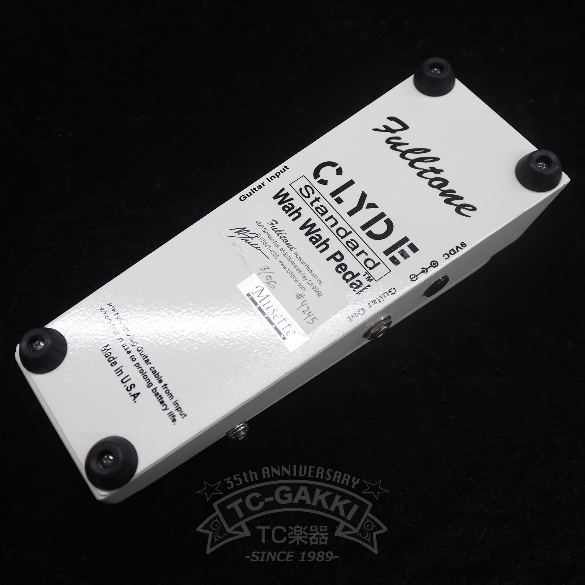 Fulltone CLYDE Standard Wah Wah Pedal - TC楽器 - TCGAKKI