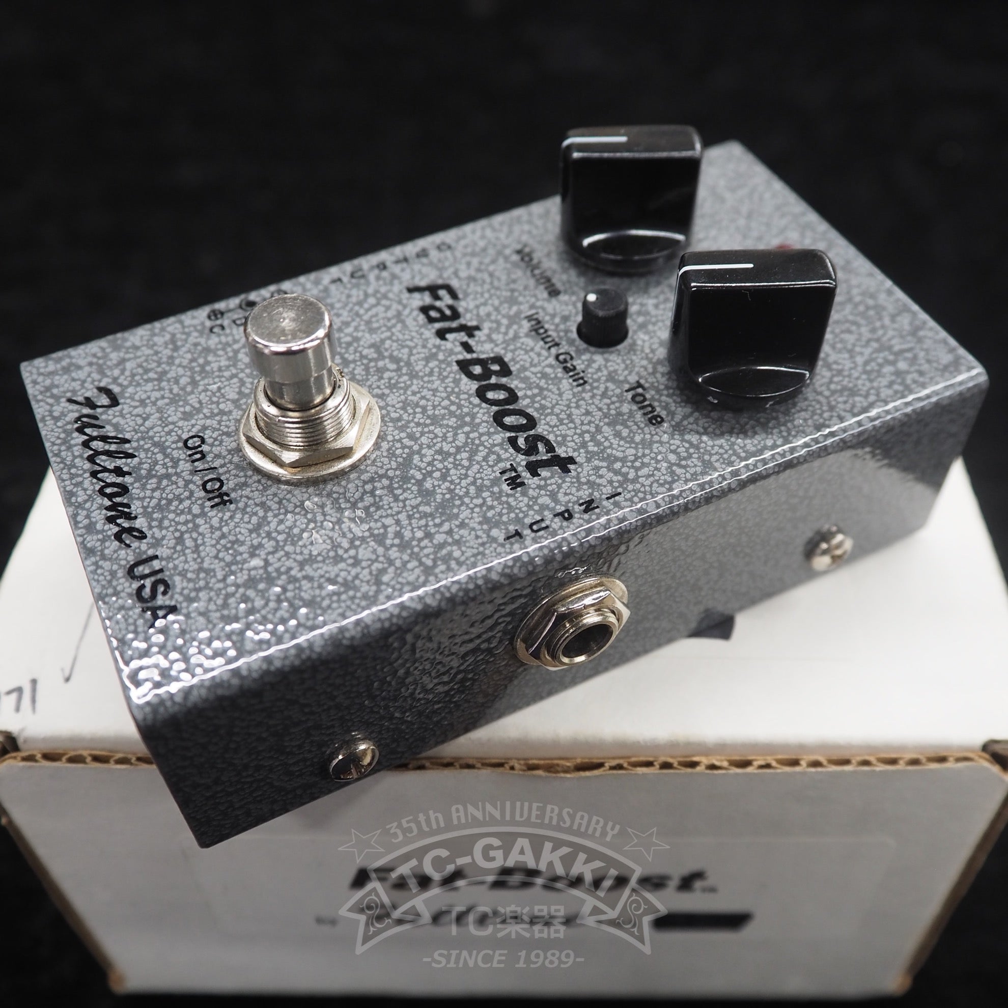 Fulltone / Fat - Boost / 初期 箱付き 美品 Fat-Boost (Early Model/Black Knob) - TC楽器 - TCGAKKI