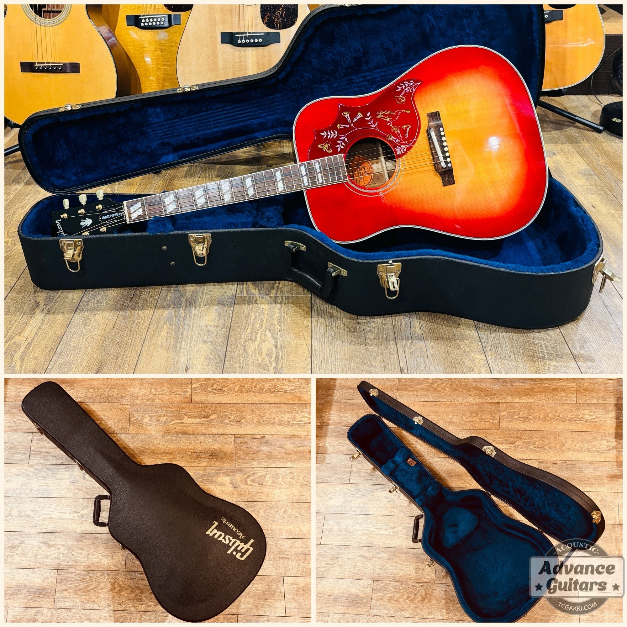 ヴィンテージ　Gibson 　60年代製　レギュラーネック Gibson 2006年製 60's Hummingbird