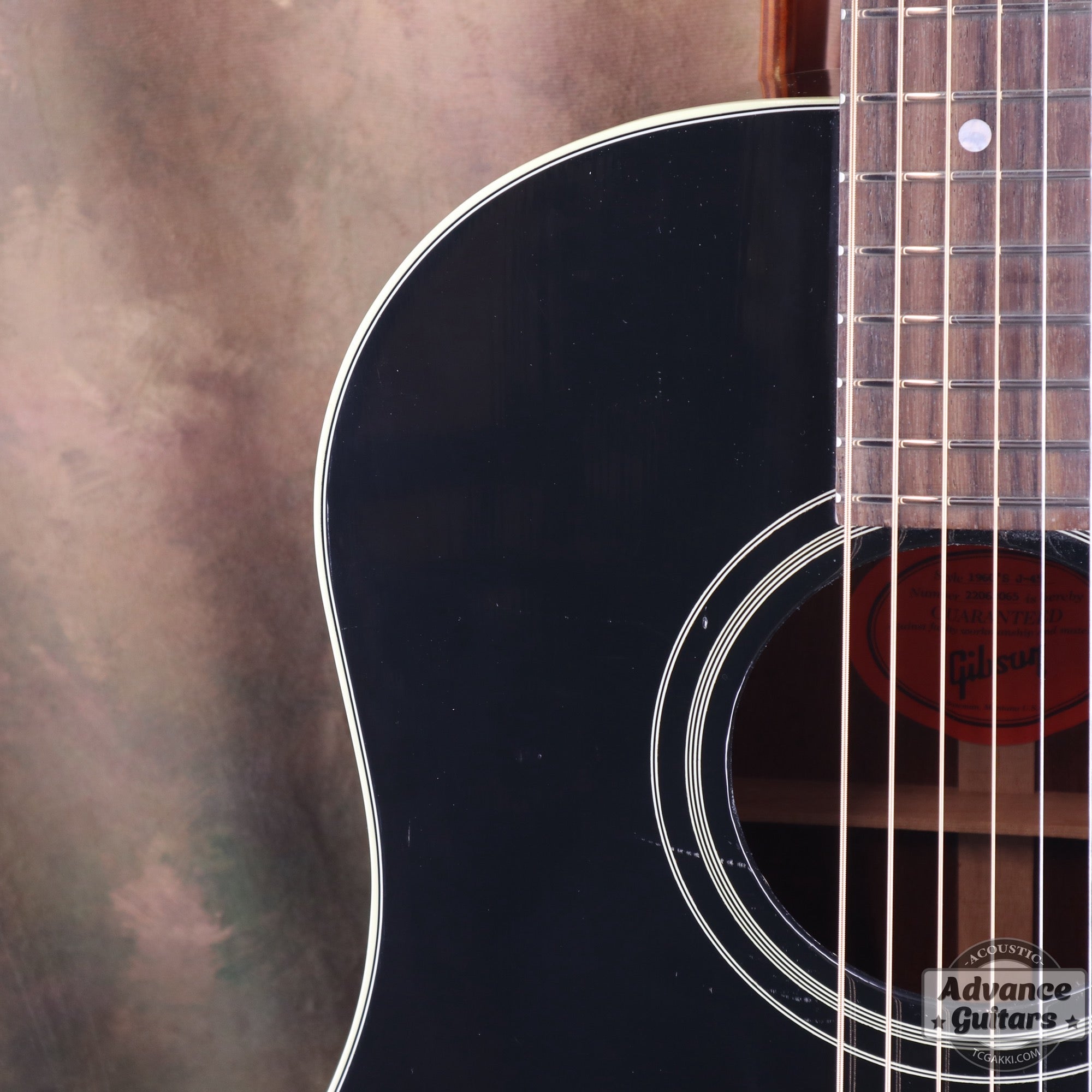 Gibson 2022年製 J - 45 Ebony Black - TC楽器 - TCGAKKI
