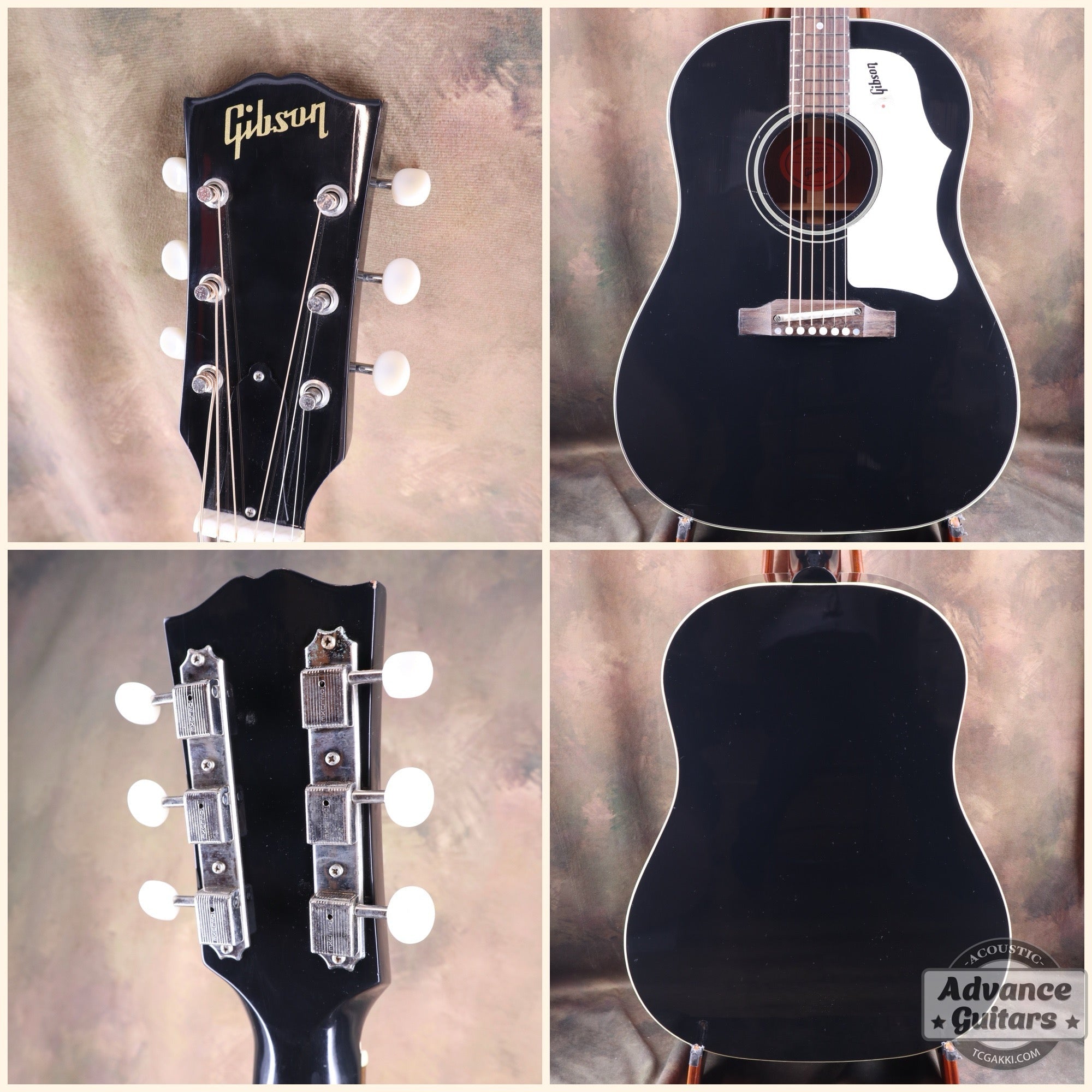 Gibson 2022年製 J - 45 Ebony Black - TC楽器 - TCGAKKI