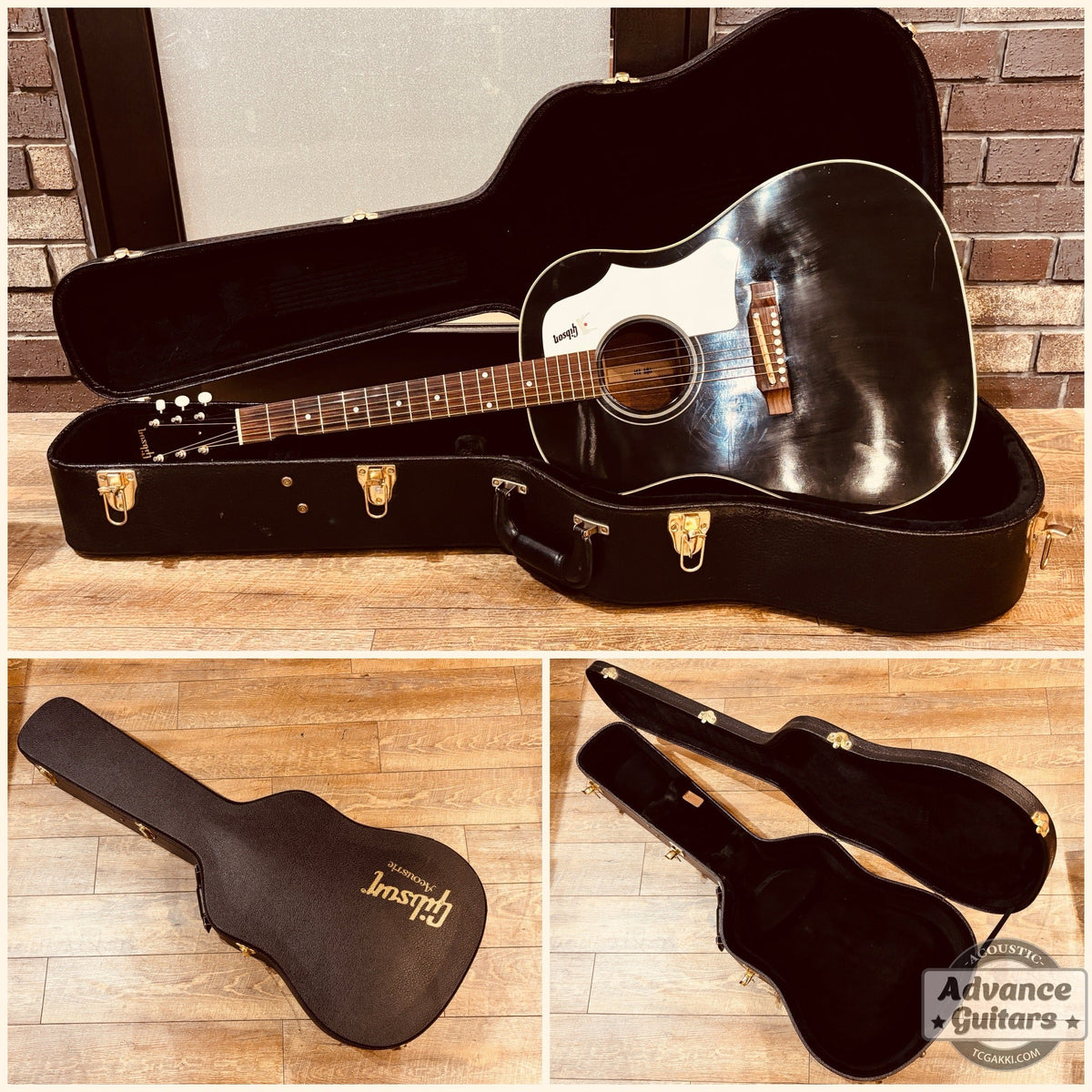 Gibson Custom Shop 2015年製 J-45 ADJ Ebony Black - TC楽器 - TCGAKKI