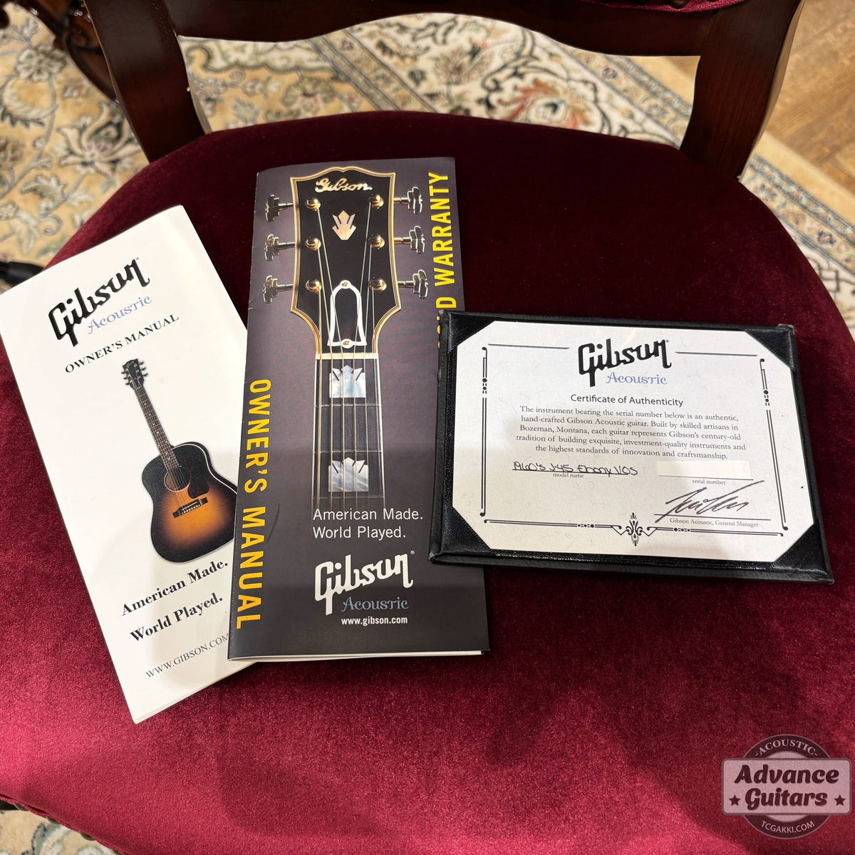 Gibson Custom Shop 2015年製 J-45 ADJ Ebony Black - TC楽器 - TCGAKKI