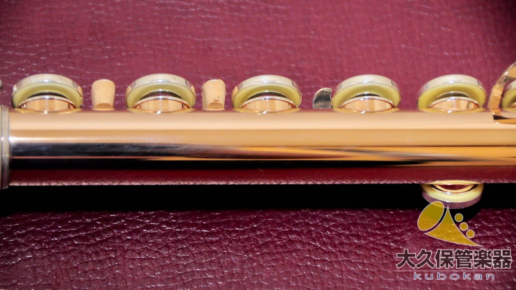 パウエル Handmade Conservatory Aurumite 9Kゴールド &銀製フルート