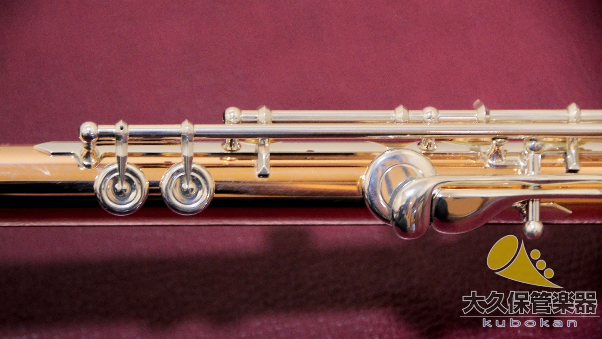 パウエル Handmade Conservatory Aurumite 9Kゴールド &銀製フルート