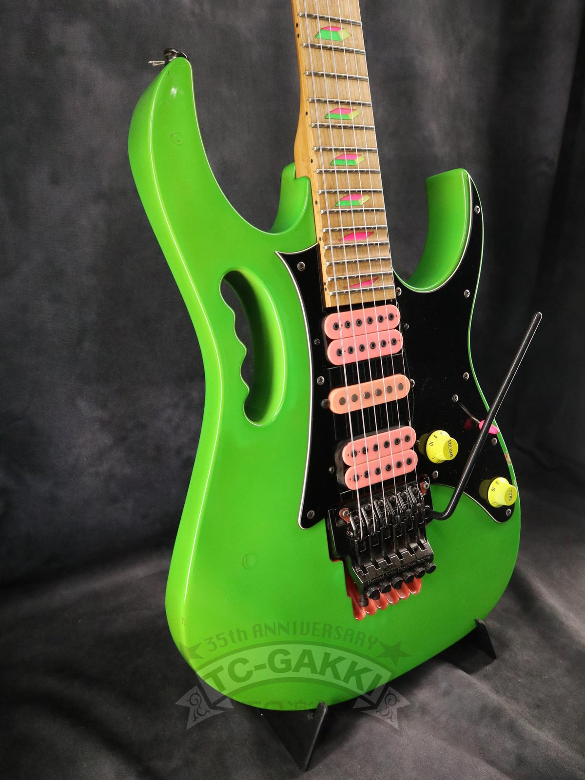 Ibanez 1987 JEM777 Lochness Green 623 - TC楽器 - TCGAKKI
