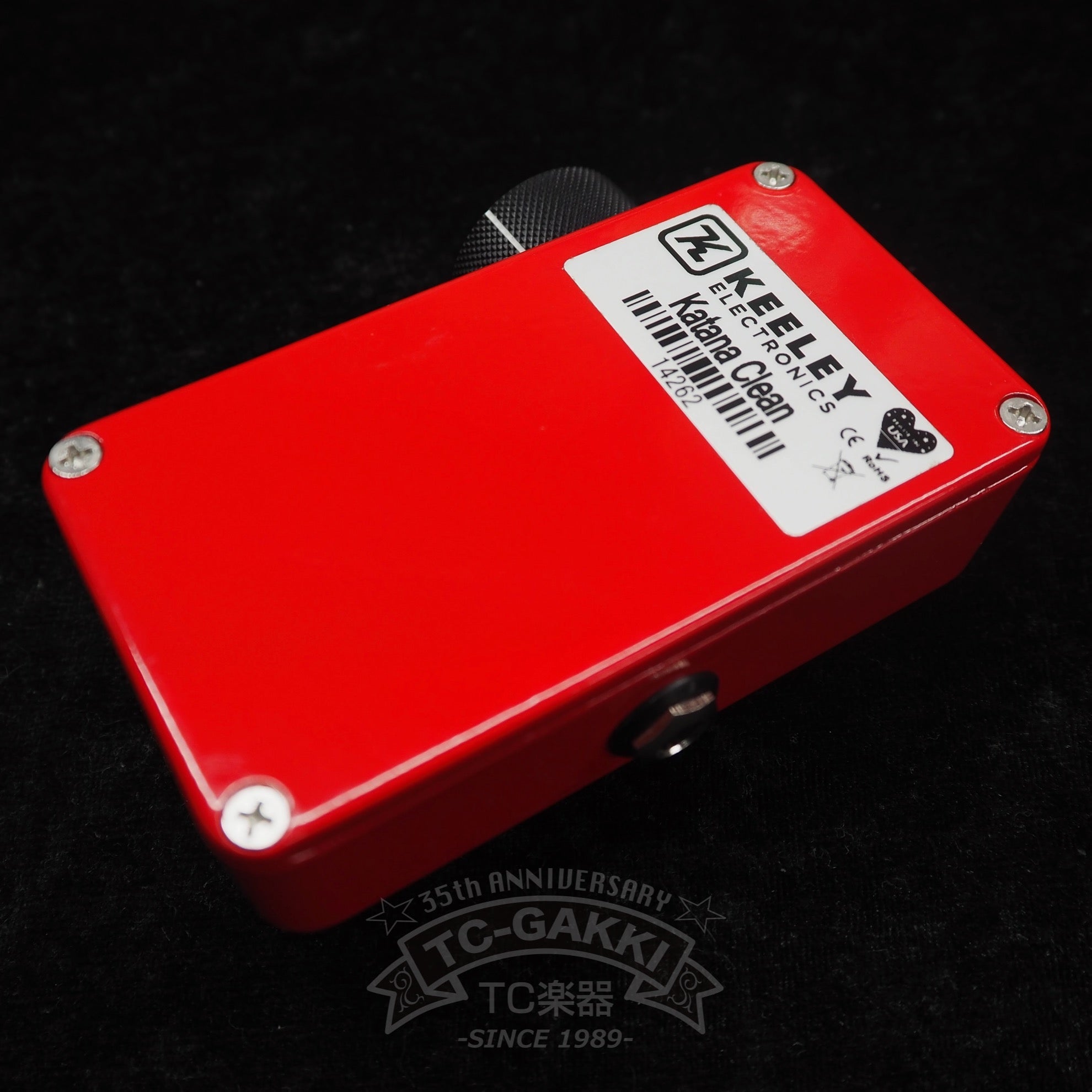 Keeley KATANA DUAL FET CLASS A CLEAN BOOST Rosso Lucido LTD - TC