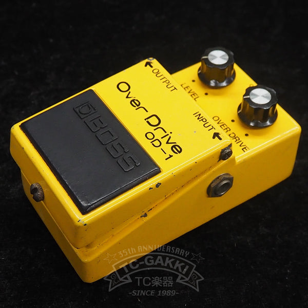 BOSS OD-1 ＮＥＣ クワッドオペアンプ μPC4741C　スケルトン OD-1 Over Drive (Silver Screw/JAPAN/NECμPC4741C/#8400) - TC楽器