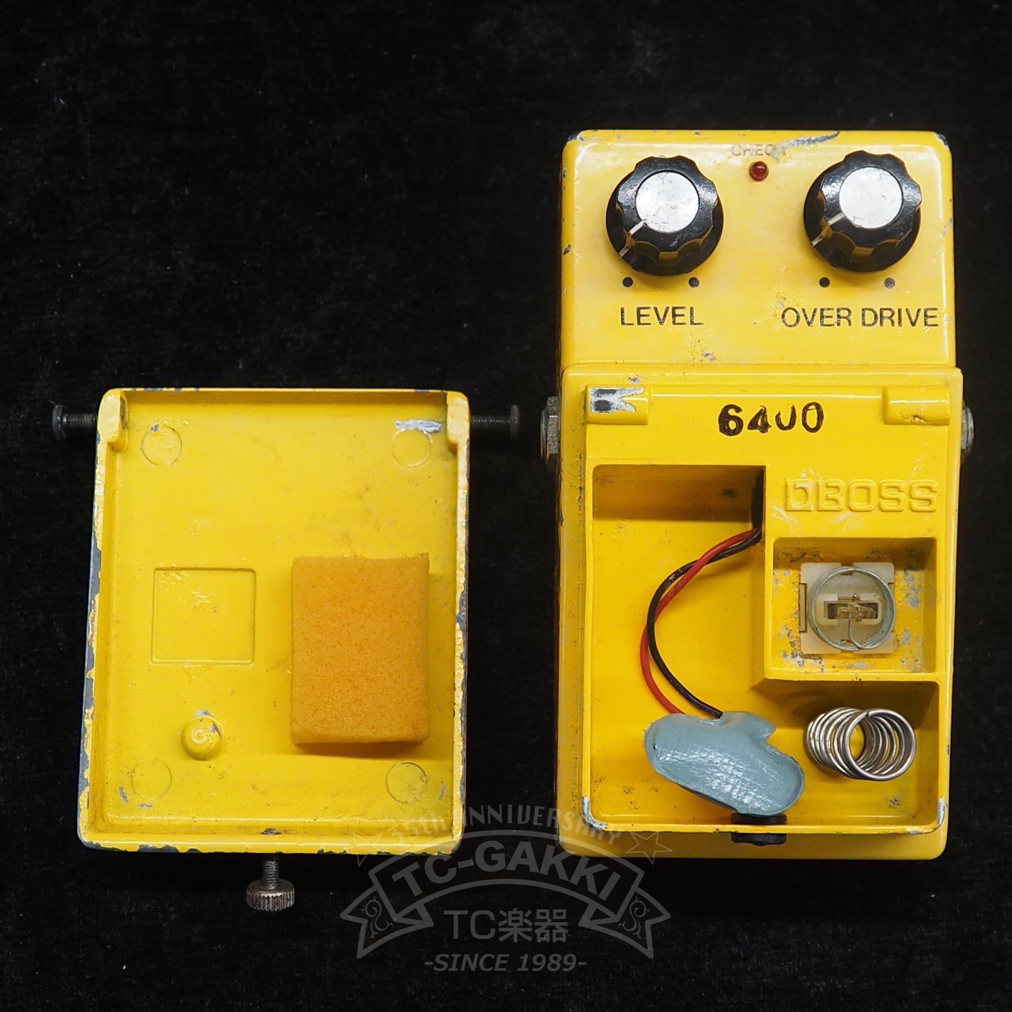 BOSS OD-1 Over Drive (Silver Screw/JAPAN/RC3403ADB/#6400)