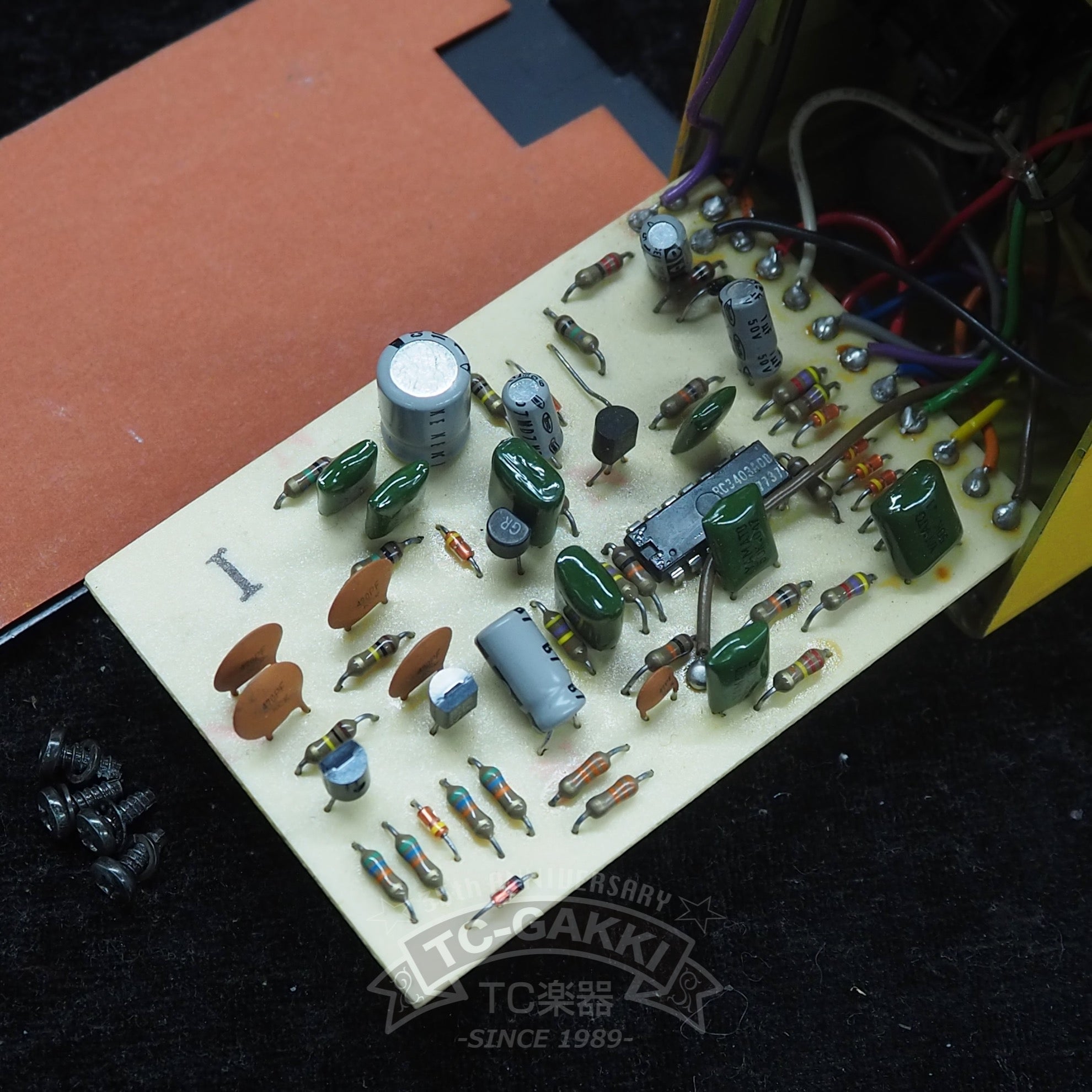 OD-1 Over Drive (Silver Screw/JAPAN/RC3403ADB/#6600) - TC楽器
