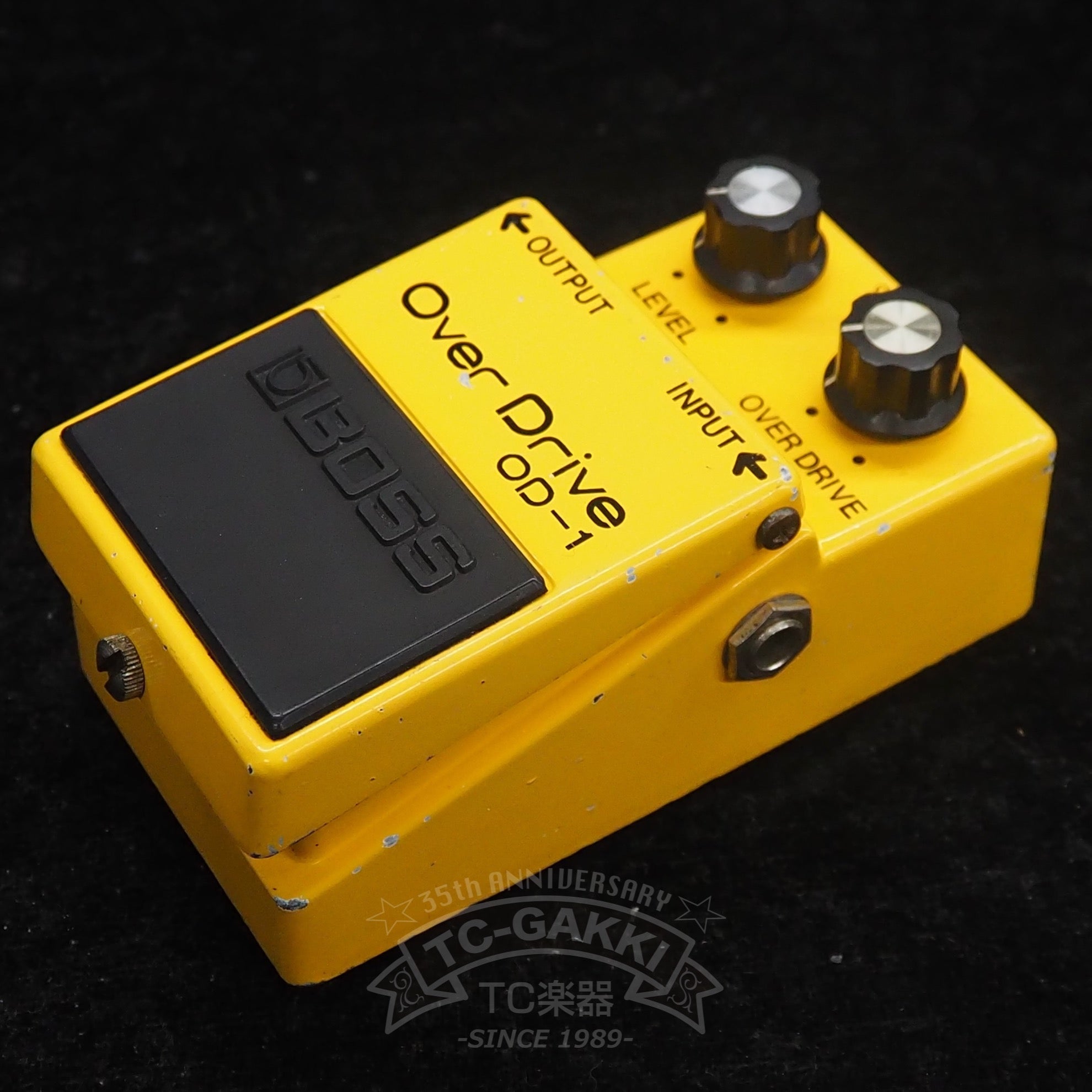 BOSS OD-1 クアッドオペアンプ　レイセオン　ロッドNO 7700 BOSS OD-1 79年製、最近ではほとんど出ないクアッドオペアンプを搭載