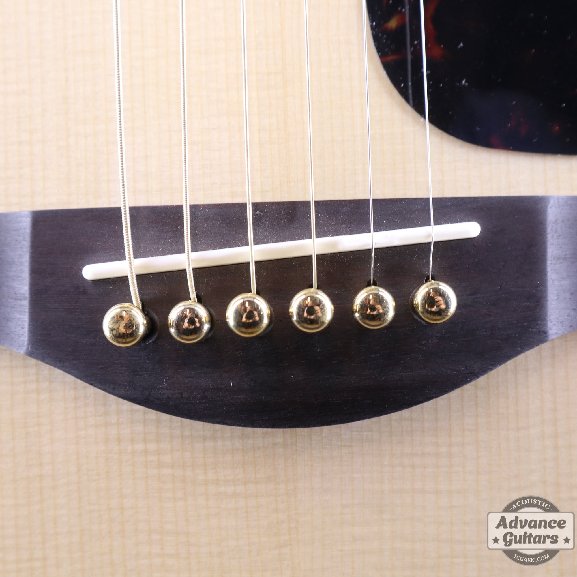 Preciso Bridge Pin & End Pin Set（Brass & Plain）