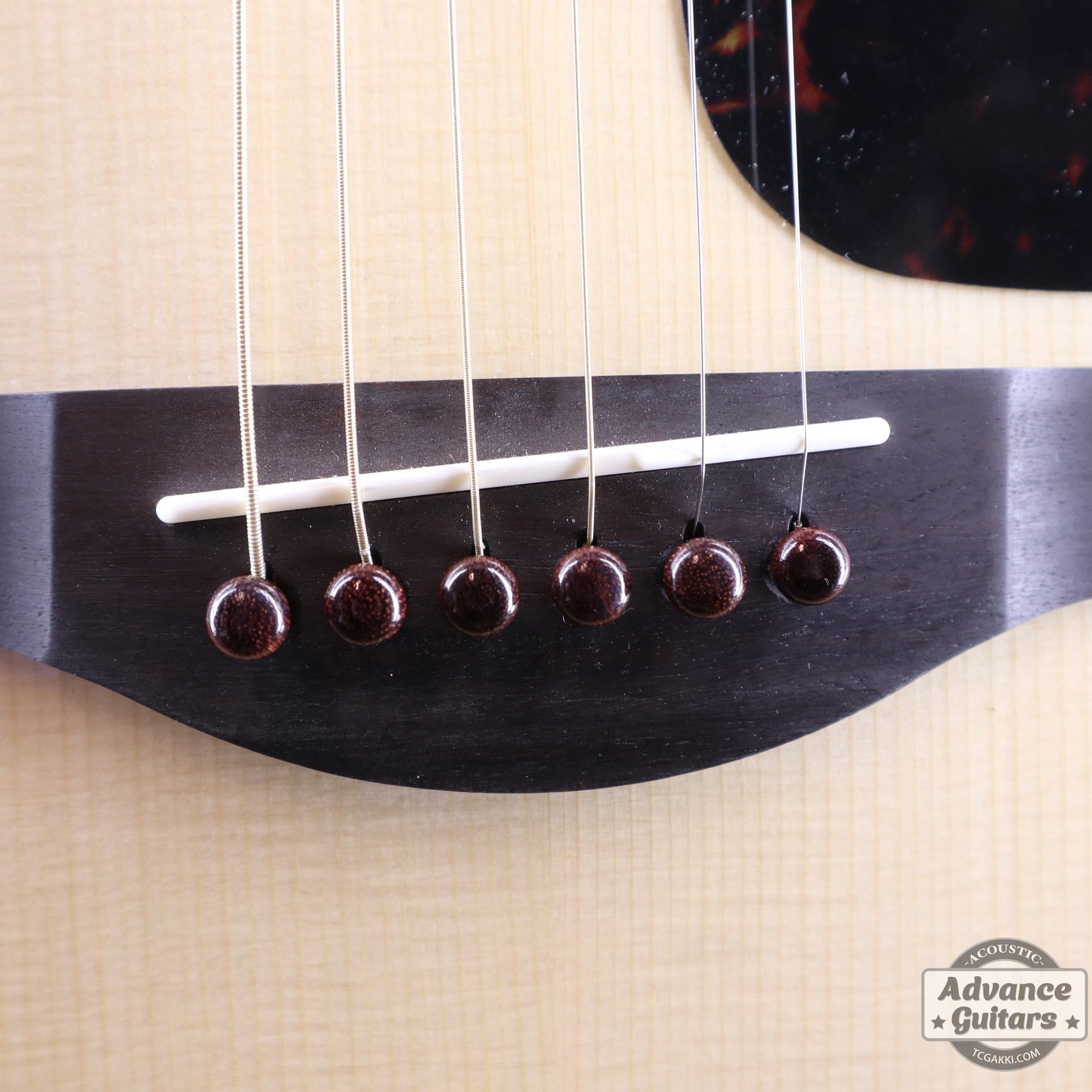 Preciso Wood Bridge Pin & End Pin Set（Rosewood Plain） - TC楽器 - TCGAKKI