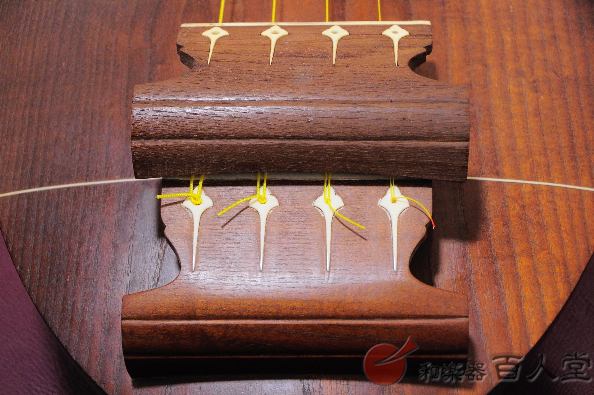 林月作(林宇助) 薩摩琵琶 四絃総桑 - TC楽器 - TCGAKKI