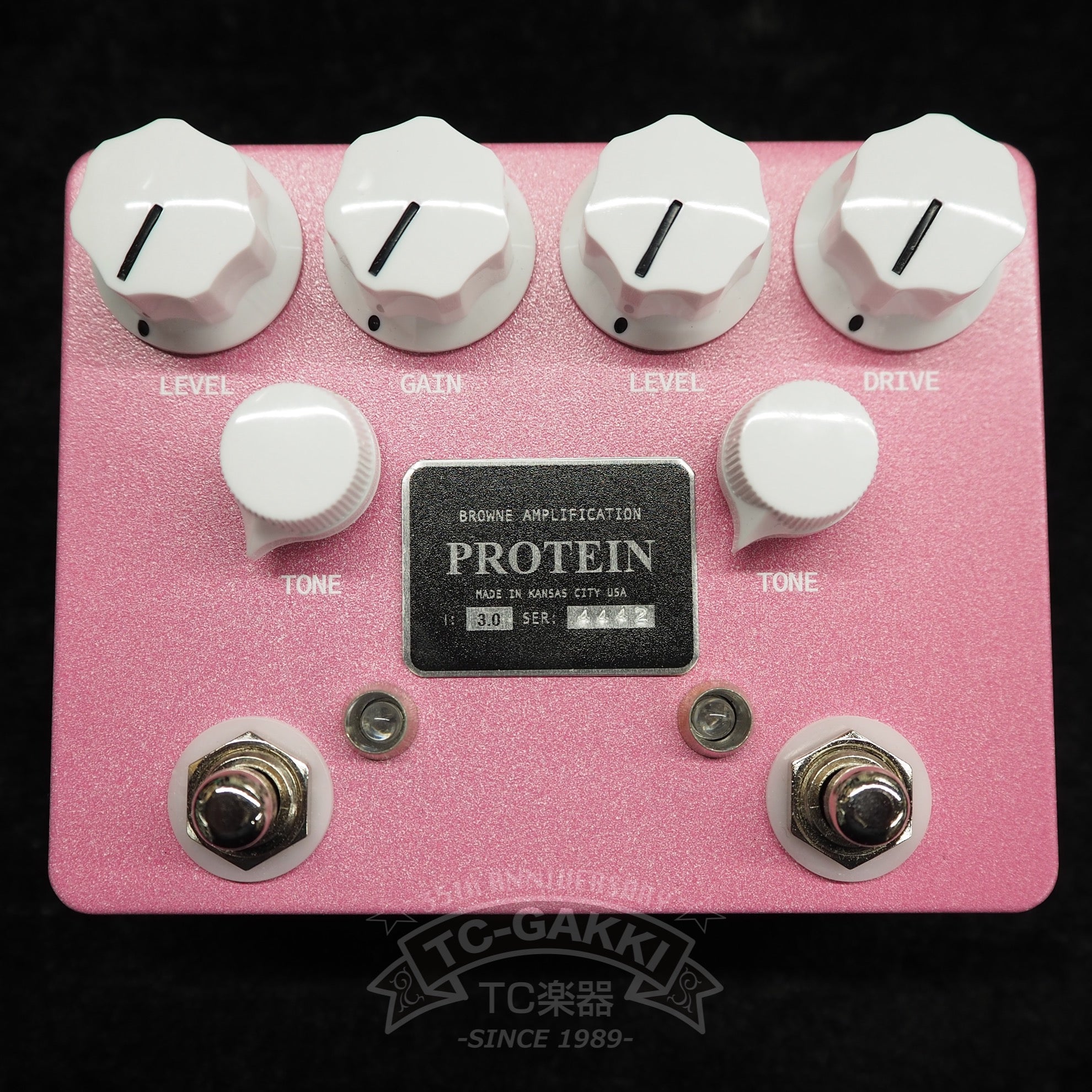 ギター Browne amplification PROTEIN V3 Browne Amplification PROTEIN DUAL OVERDRIVE V3 White オーバードライブ