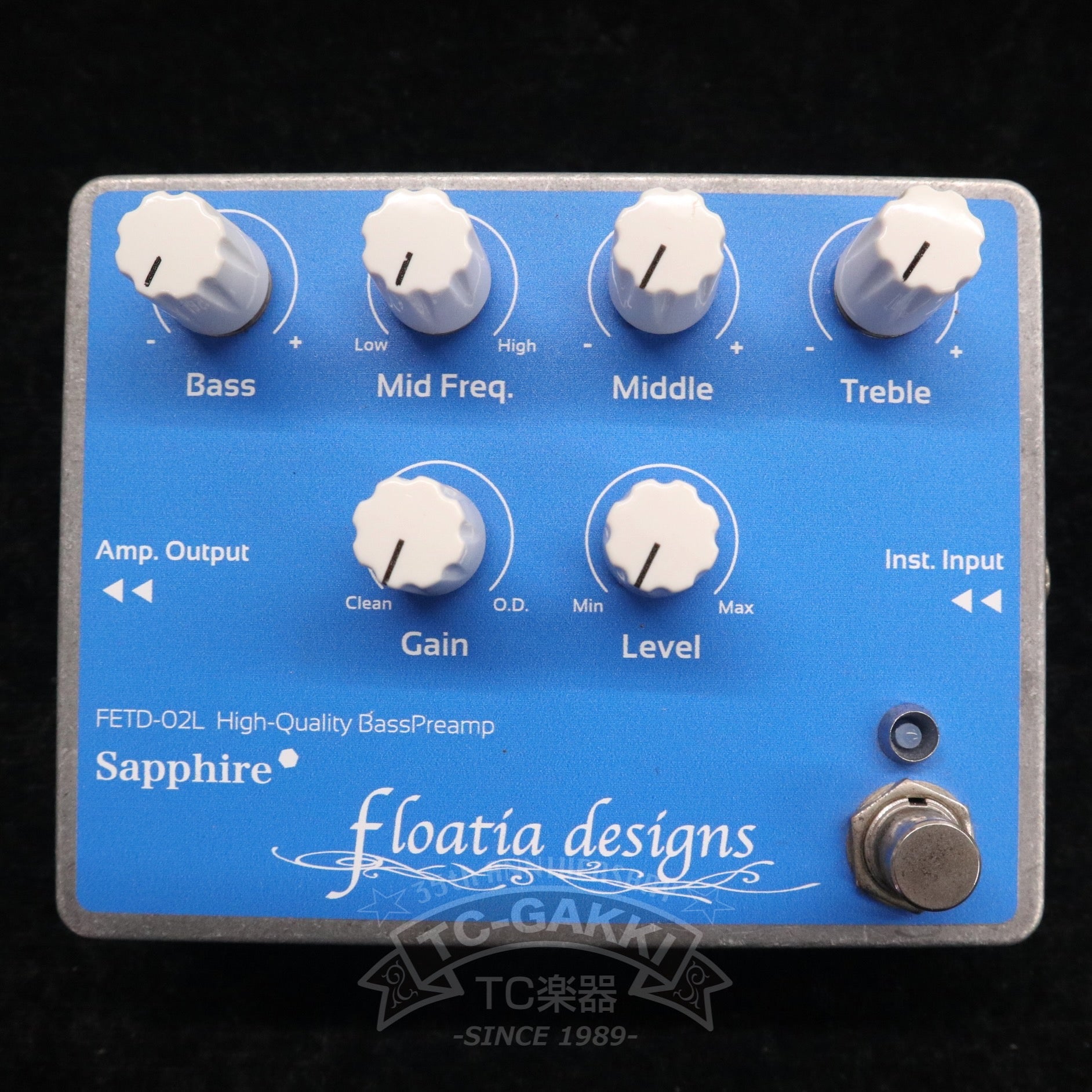 Sapphire FETD - 02L High - Quality BassPreamp - TC楽器 - TCGAKKI