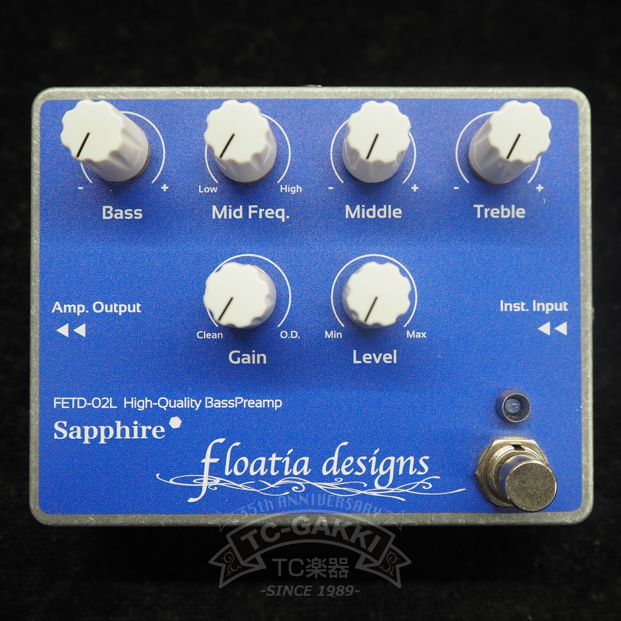 Sapphire FETD - 02L High - Quality BassPreamp - TC楽器 - TCGAKKI