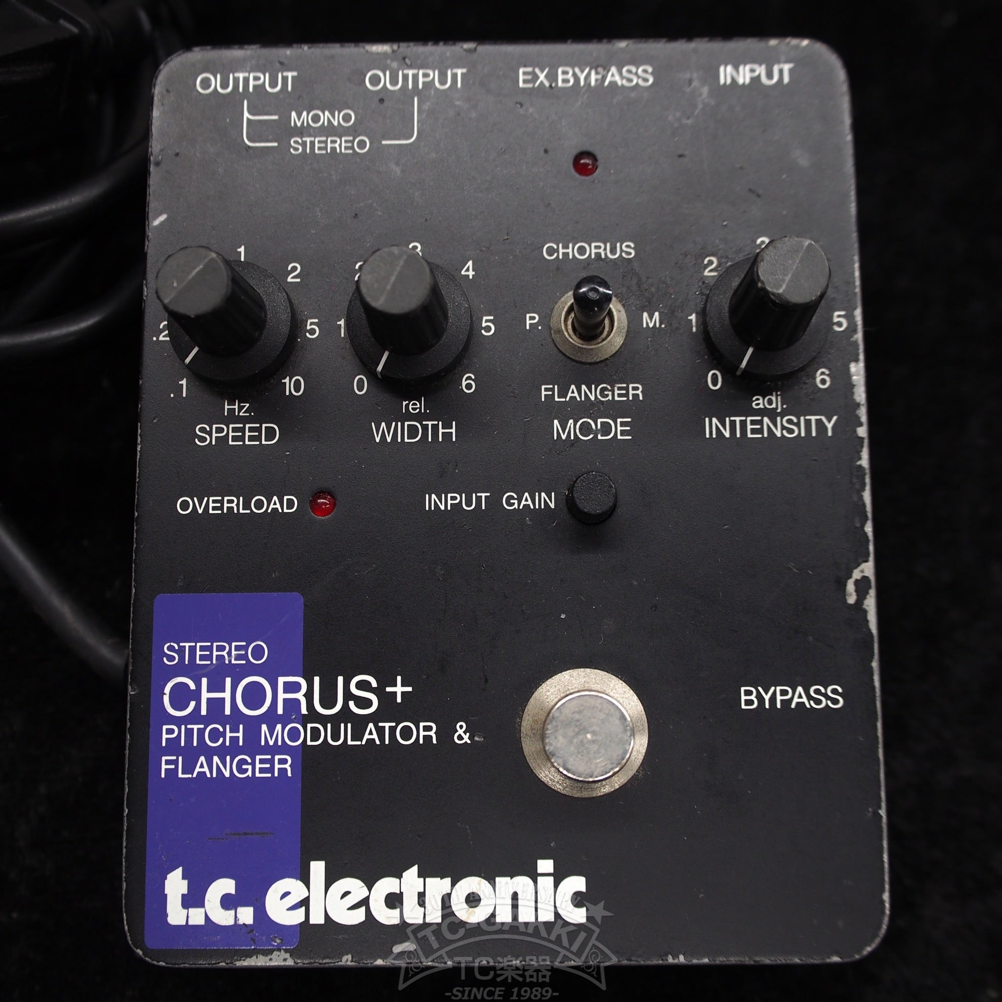 "SCF" STEREO CHORUS+ PITCH MODULATOR & FLANGER - TC楽器 - TCGAKKI