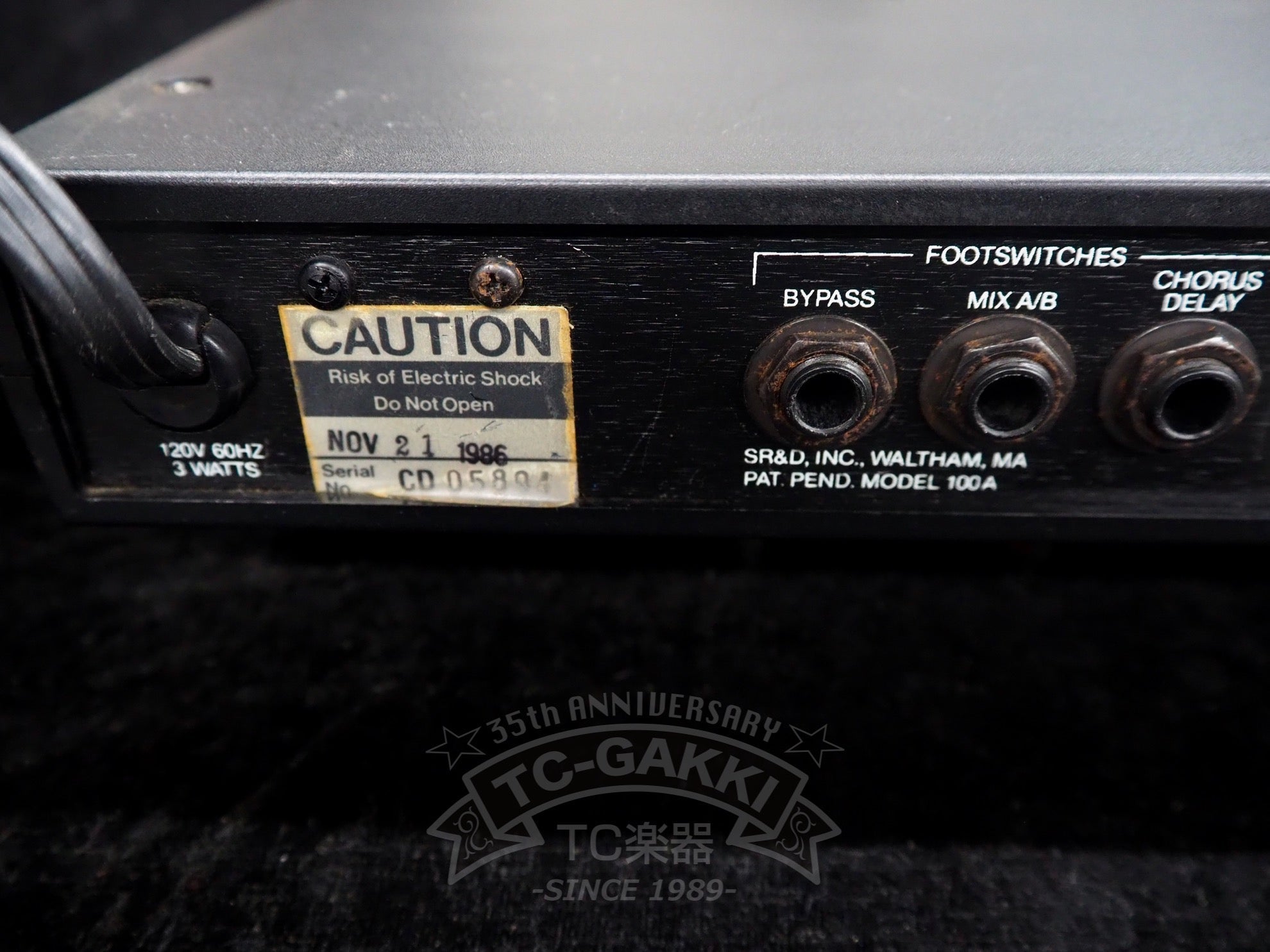 STEREO CHORUS / DELAY MODEL 100A - TC楽器 - TCGAKKI