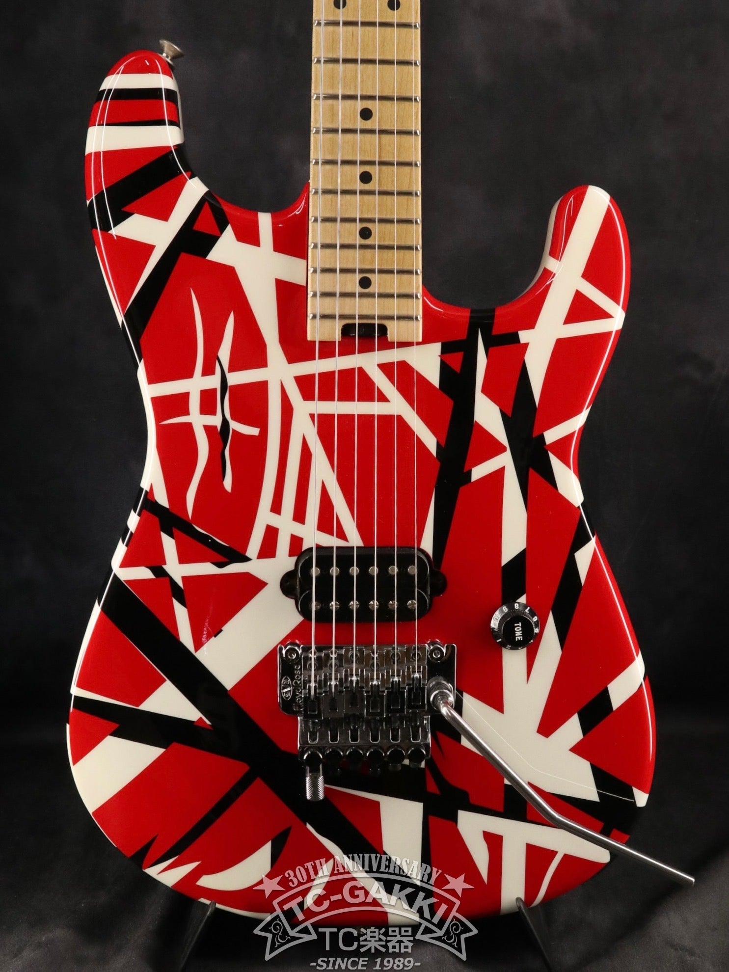 Striped Red with Black Stripes - TC楽器 - TCGAKKI