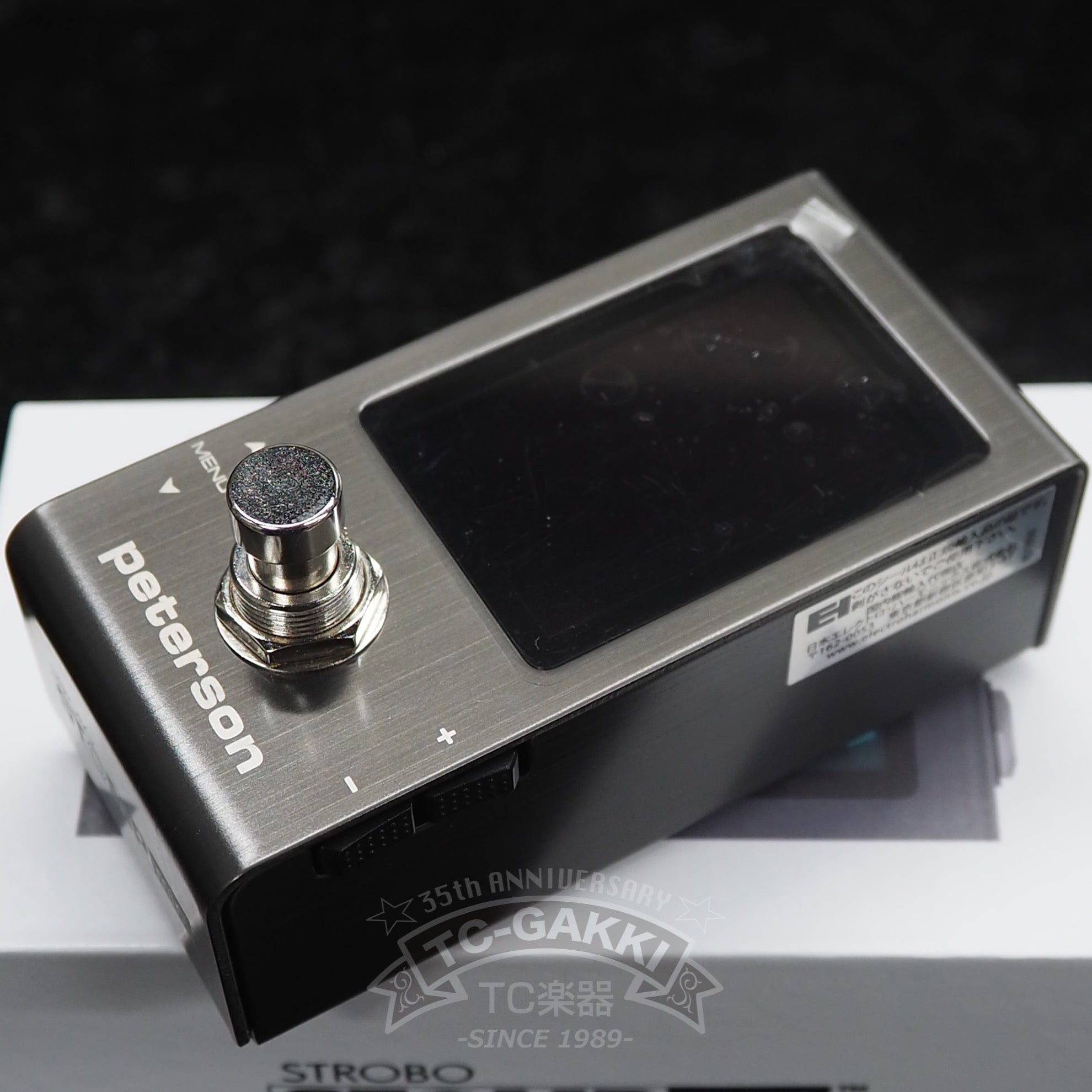 STROBE TUNERS “STROBO STOMP” mini - TC楽器 - TCGAKKI