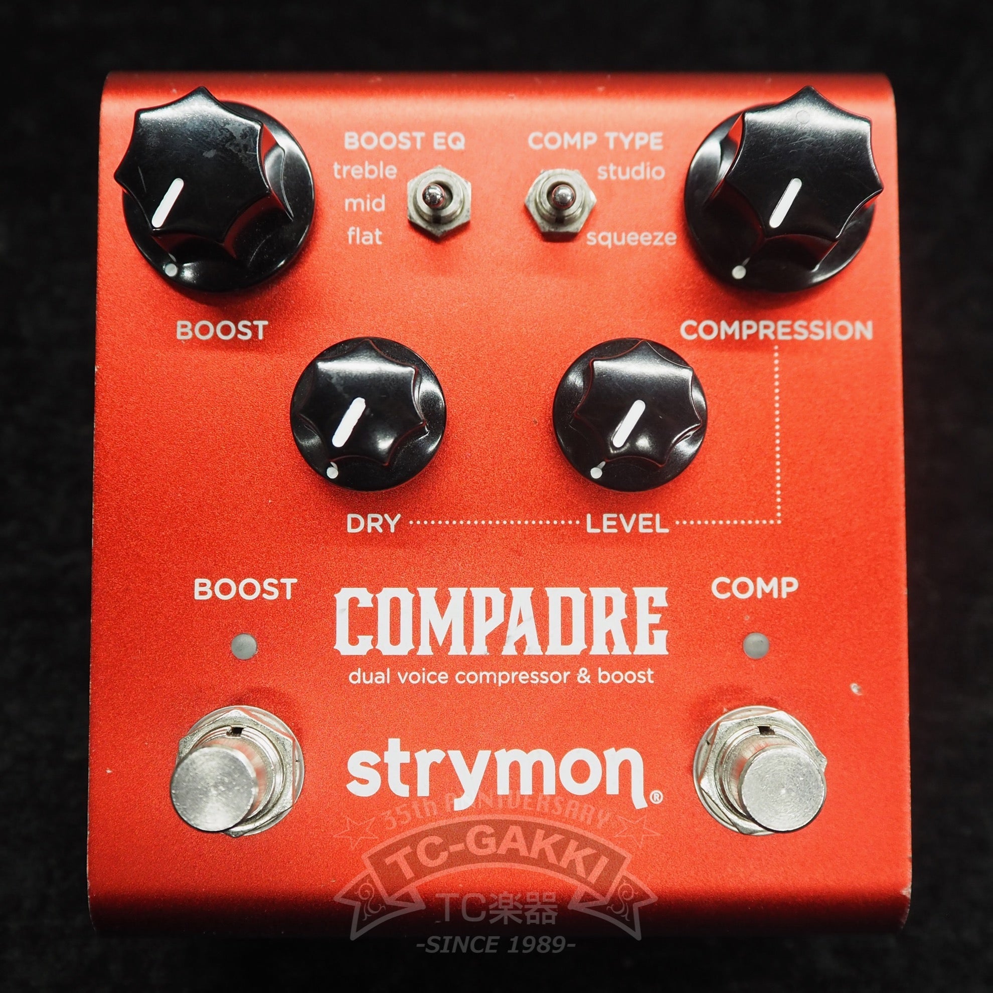 strymon COMPADRE dual voice compressor & boost - TC楽器 - TCGAKKI