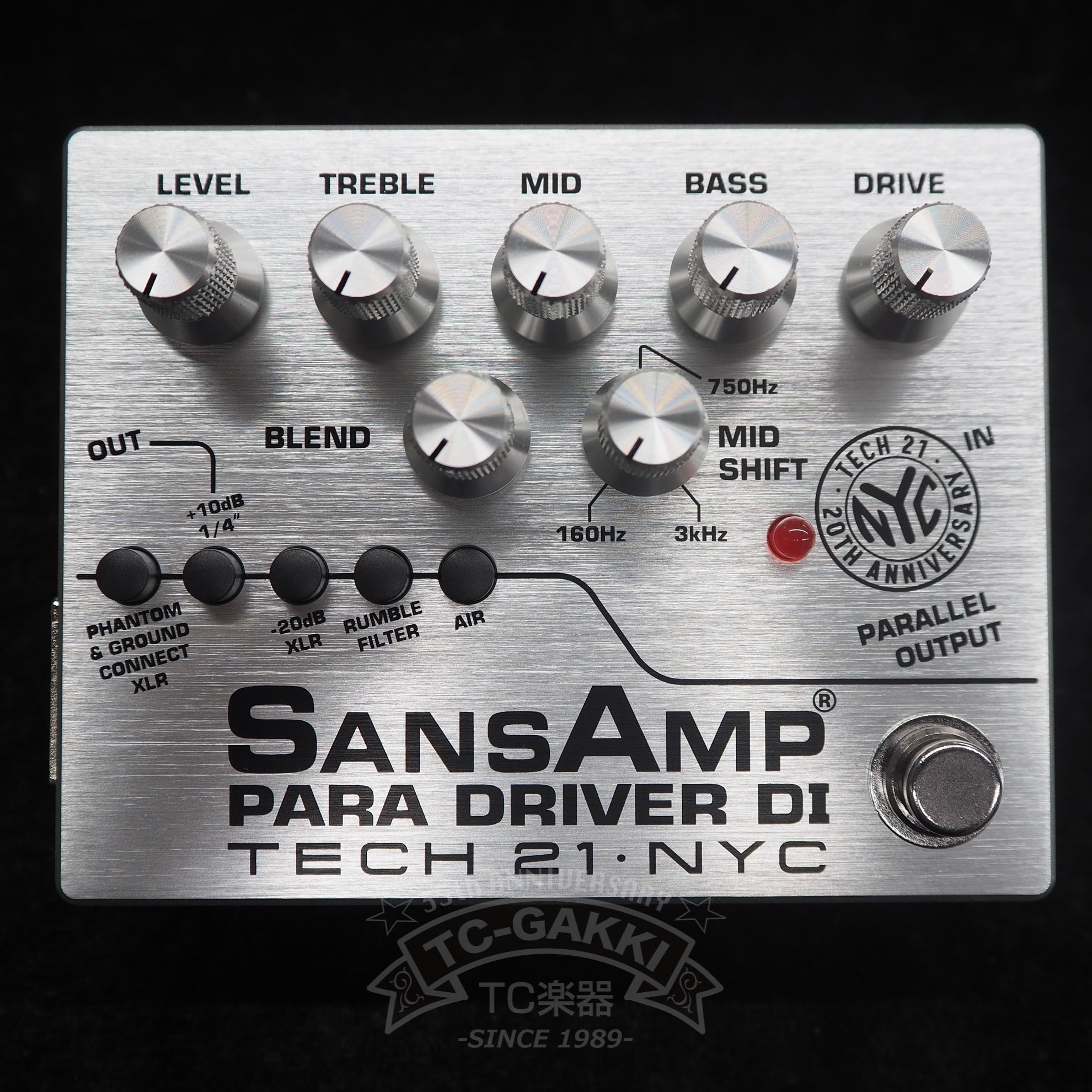 Tech 21 SANSAMP PARA DRIVER DI (V2) 20TH ANNIVERSARY Limited Edition - TC楽器 - TCGAKKI