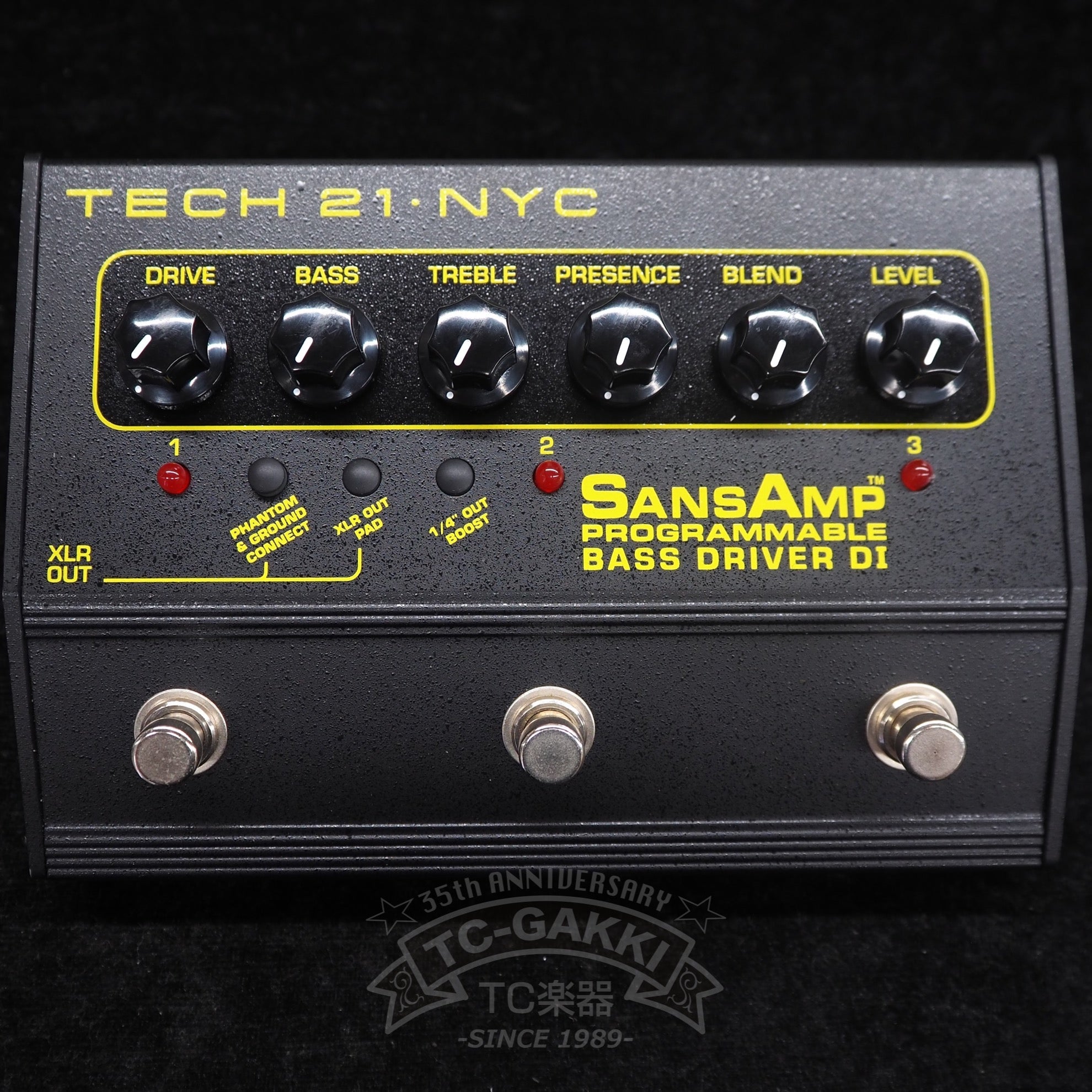 Tech 21 SANSAMP PROGRAMMABLE BASS DRIVER DI - TC楽器 - TCGAKKI