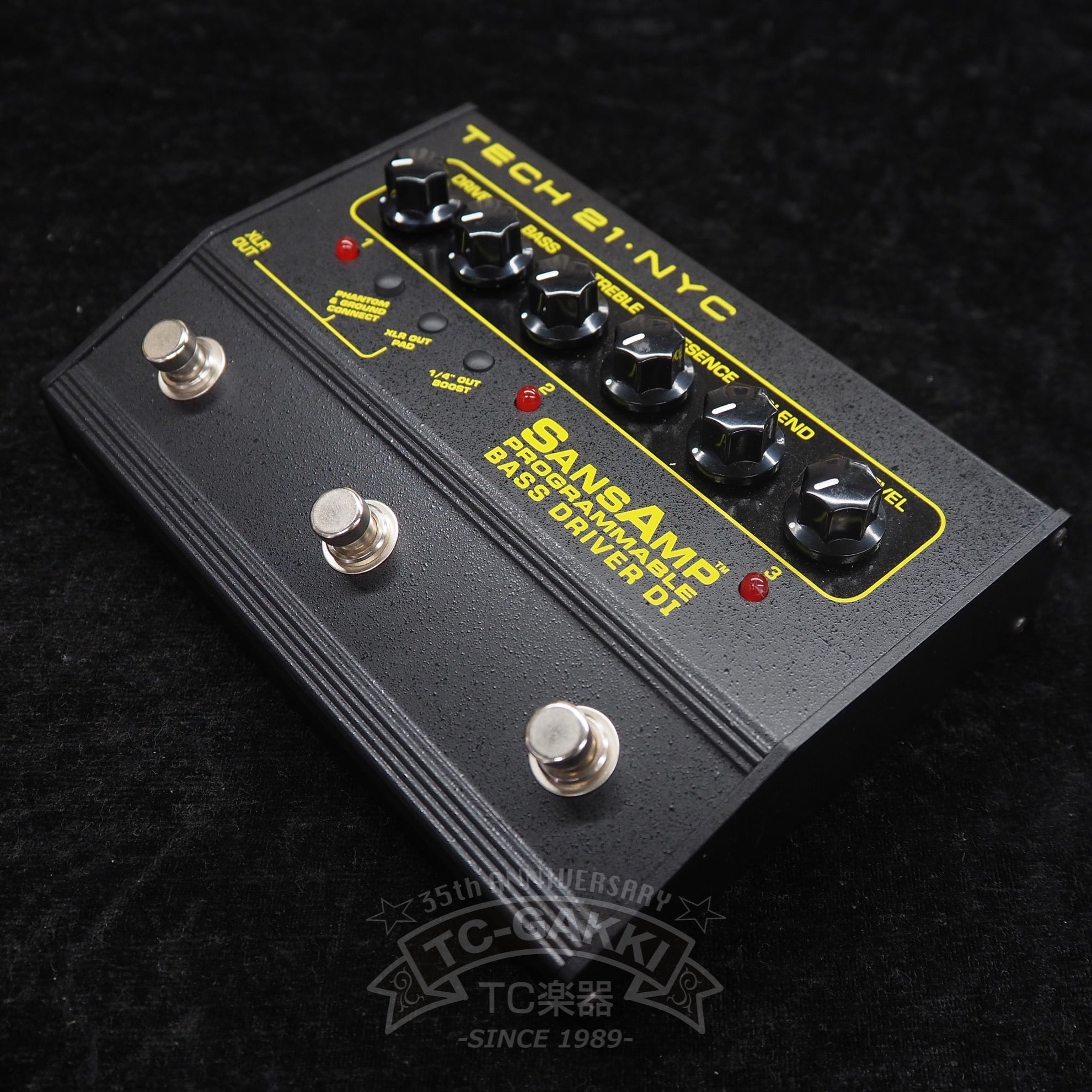 Tech 21 SANSAMP PROGRAMMABLE BASS DRIVER DI - TC楽器 - TCGAKKI