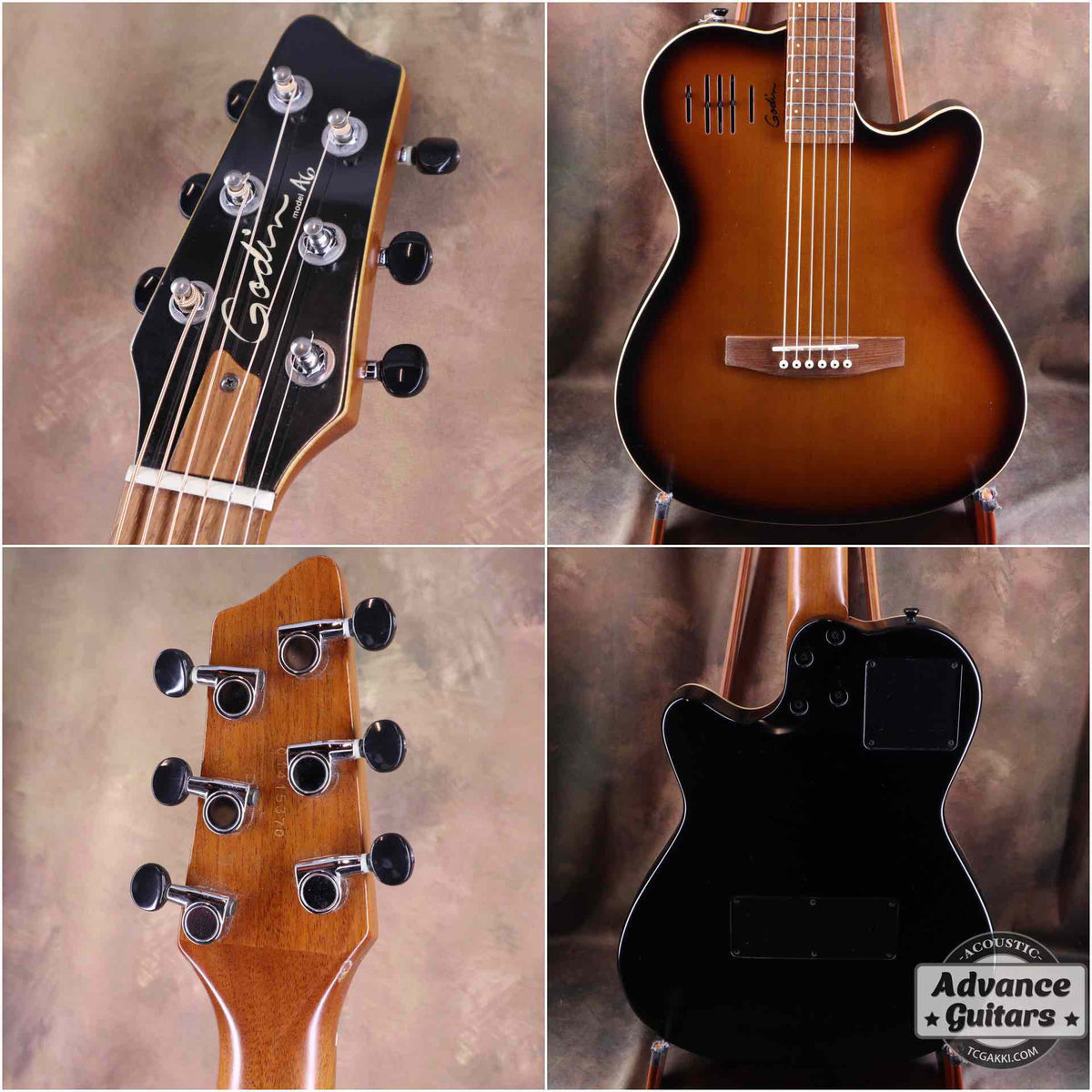 Godin 2001年製 A6 COGNAC BURST RN