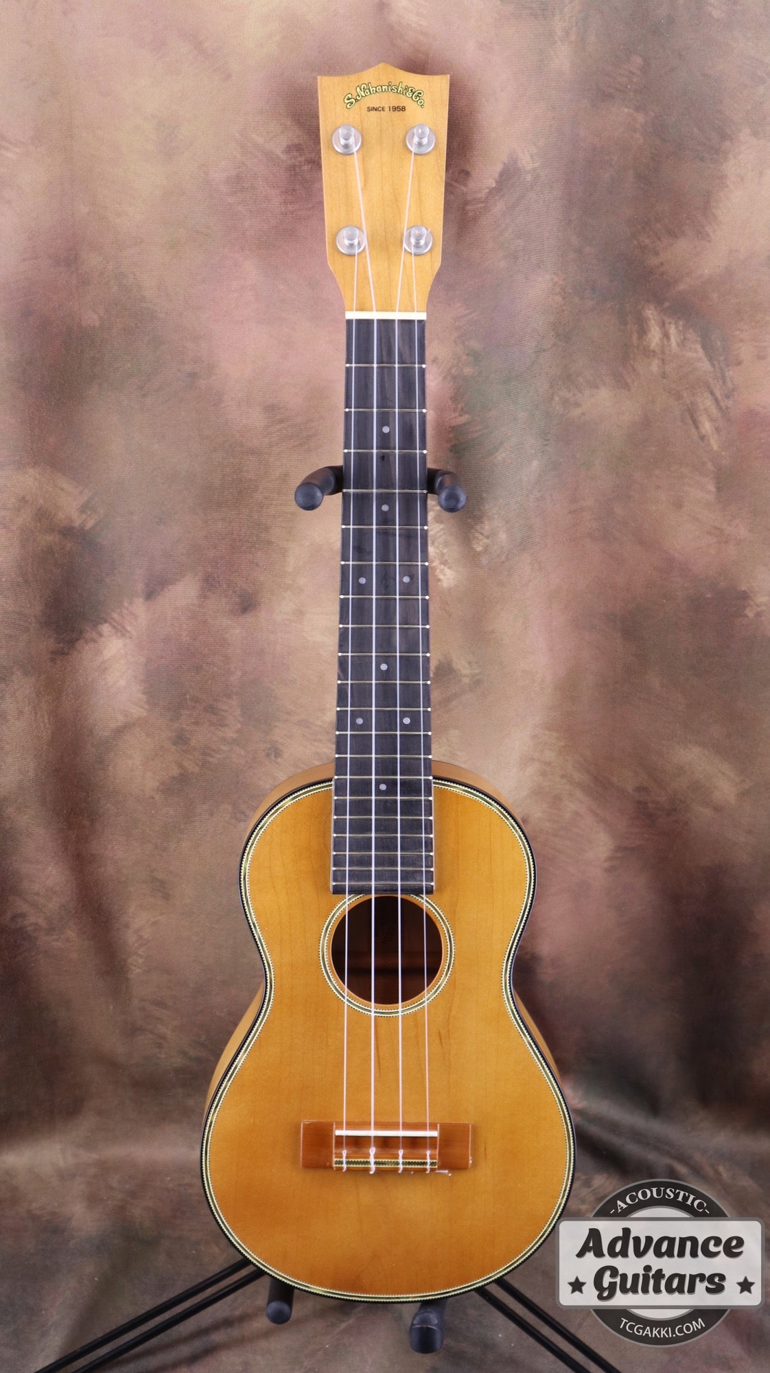 Nakanishi Soprano Ukulele Long Neck